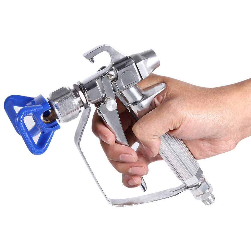 Professional Airless Paint Sprayer - High Pressure Stainless Steel Spray Gun for Car Body Coating & Home Painting Projects (8.3x5.5 Inch) | Perfect for DIY, Automotive Refinishing & Interior/Exterior Wall Painting