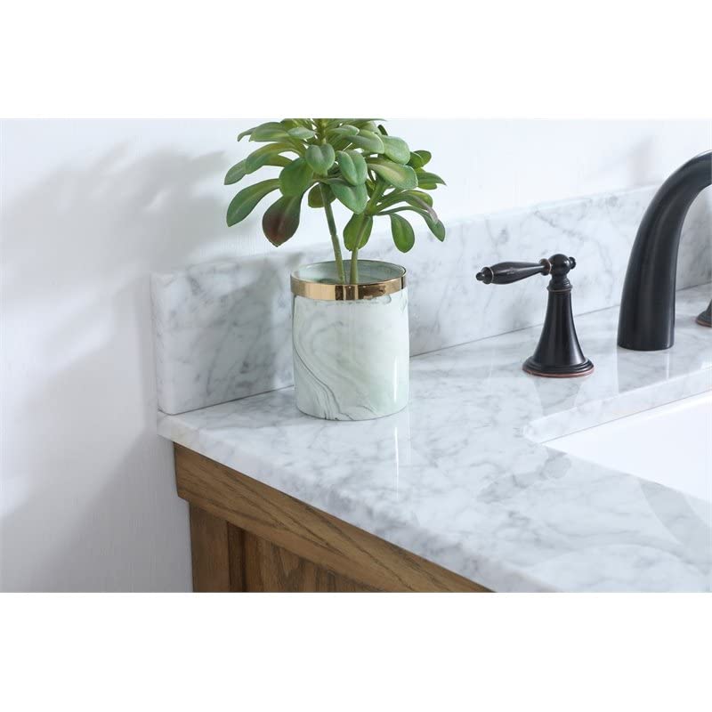 30-Inch Green Wood Bathroom Vanity with Backsplash - Elegant Single Sink Vanity for Modern Bathroom Decor | Perfect for Small Spaces & Guest Bathrooms
