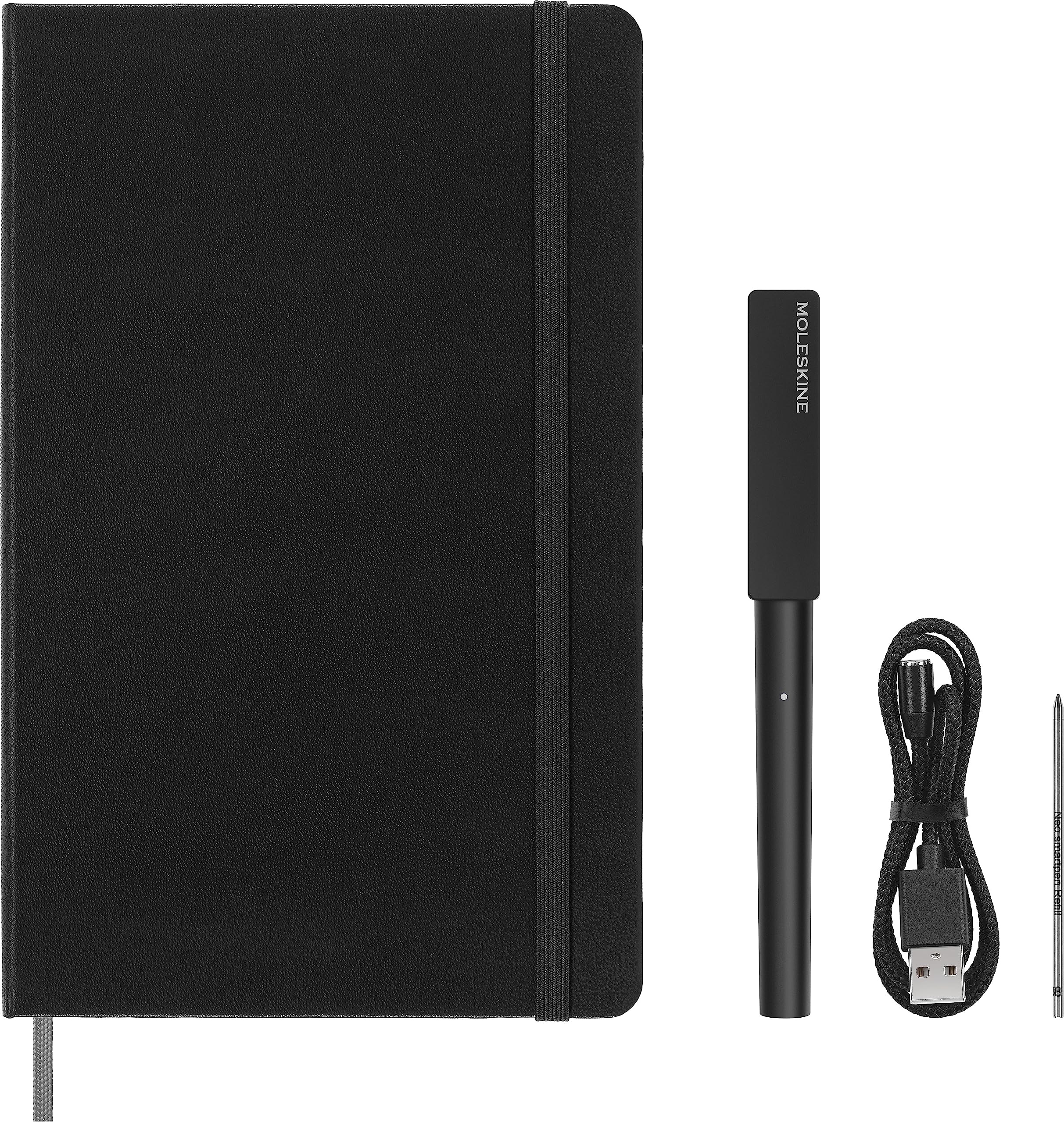 Moleskine Smart Writing Set 2022 - Digital Smart Notebook & Pen with App Sync, Convert Handwritten Notes to Digital (Compatible with Smart Notebooks) - Perfect for Students, Professionals & Creative Note-Taking