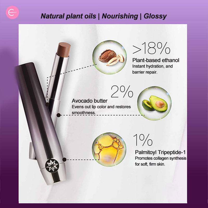Girlcult Tinted Solid Lip Balm - Moisturizing & Long-Lasting Lip Color for Women | Perfect for Daily Wear, Date Night & Makeup Looks