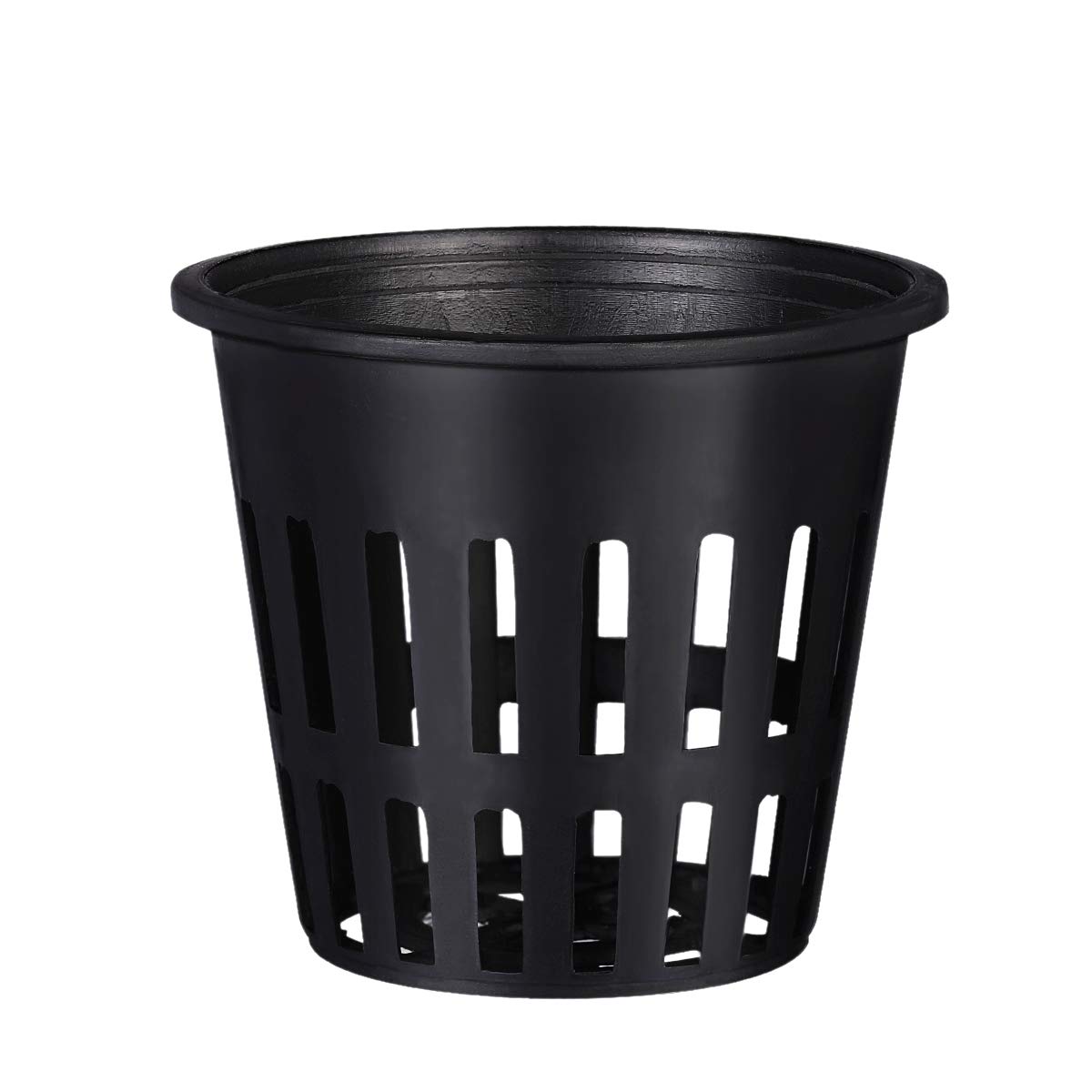 Yardwe 40PCS 2 Inch Hydroponic Net Pots - Black Plastic Garden Net Cup Buckets for Hydroponics, Aquaponics & Seed Starting - Perfect for Indoor Herb Gardens, Hydroponic Systems & DIY Planters