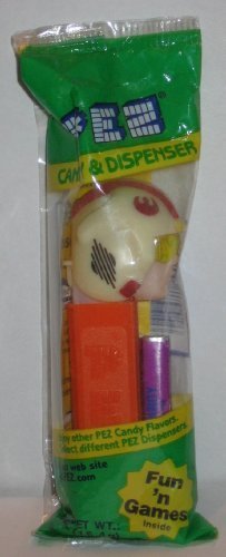 Star Wars Luke Skywalker X-Wing Pilot PEZ Dispenser - Collectible Candy Toy for Fans & Gift Ideas - Perfect for Halloween, Christmas & Star Wars Themed Parties