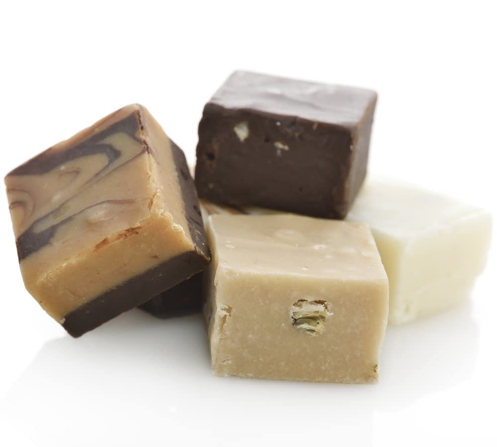 Handmade Chocolate Peanut Butter Fudge - Old Fashioned Kettle Cooked Creamy Smooth Candy (1/4 Pound) | Small Batch Made in USA, Individually Wrapped | Perfect for Gifts, Parties & Dessert Treats