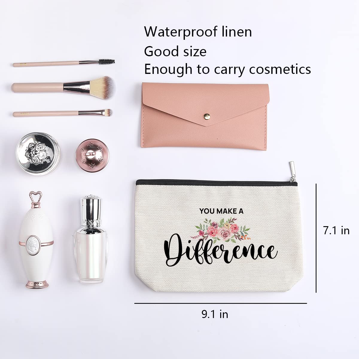 Pharmacist Gift for Women - Doctor of Pharmacy Graduation Gift Makeup Bag - Travel Toiletry Organizer & Zipper Pouch - Perfect for Pharmacy Students, Medical Professionals & Travel Essentials