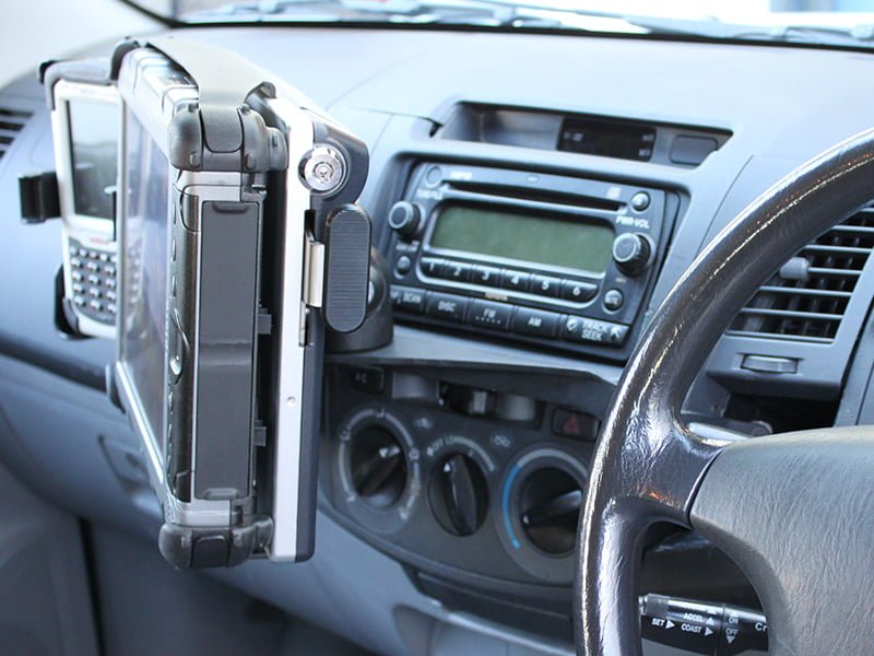 Industrial Evolution InDash Mount for Toyota Hilux (2005-2013) - Secure Phone Holder for Car Dashboard - Perfect for GPS Navigation & Hands-Free Driving