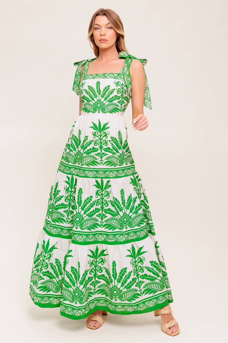 Light as Air Maxi Dress in Olive - Flowy & Comfortable Summer Dress for Beach, Vacation & Casual Outings