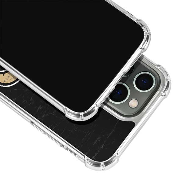 Officially Licensed NFL New Orleans Saints Distressed Design Clear Phone Case for iPhone 14 Pro Max - Protective Slim Cover for Football Fans, Game Days & Everyday Use