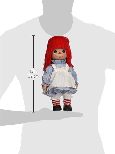 12 Inch Precious Moments Doll by The Doll Maker - Linda Rick Timeless Traditions Raggedy Ann Collectible - Perfect for Gift Giving, Home Decor & Childhood Memories