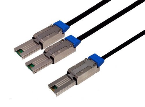 C5656X2-1M Mini SAS to Mini SAS Cable 1M Universal Key - High Speed Data Transfer for Servers, Storage Arrays & Workstations