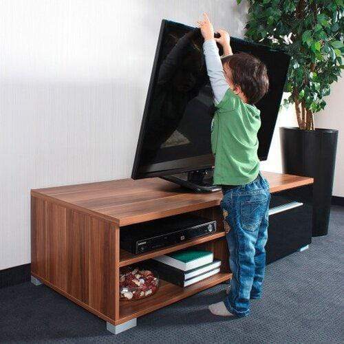 Qdos Anti Tip TV Safety Kit - Secure Your Flat Screen TV from Tipping - Perfect for Homes with Kids and Pets