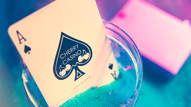 Premium Cherry Casino House Deck Playing Cards - Flamingo Pink Design for Poker, Blackjack & Magic Tricks | Perfect for Game Nights, Parties & Collectors