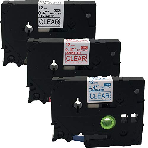 Set of 3 Colors on Clear