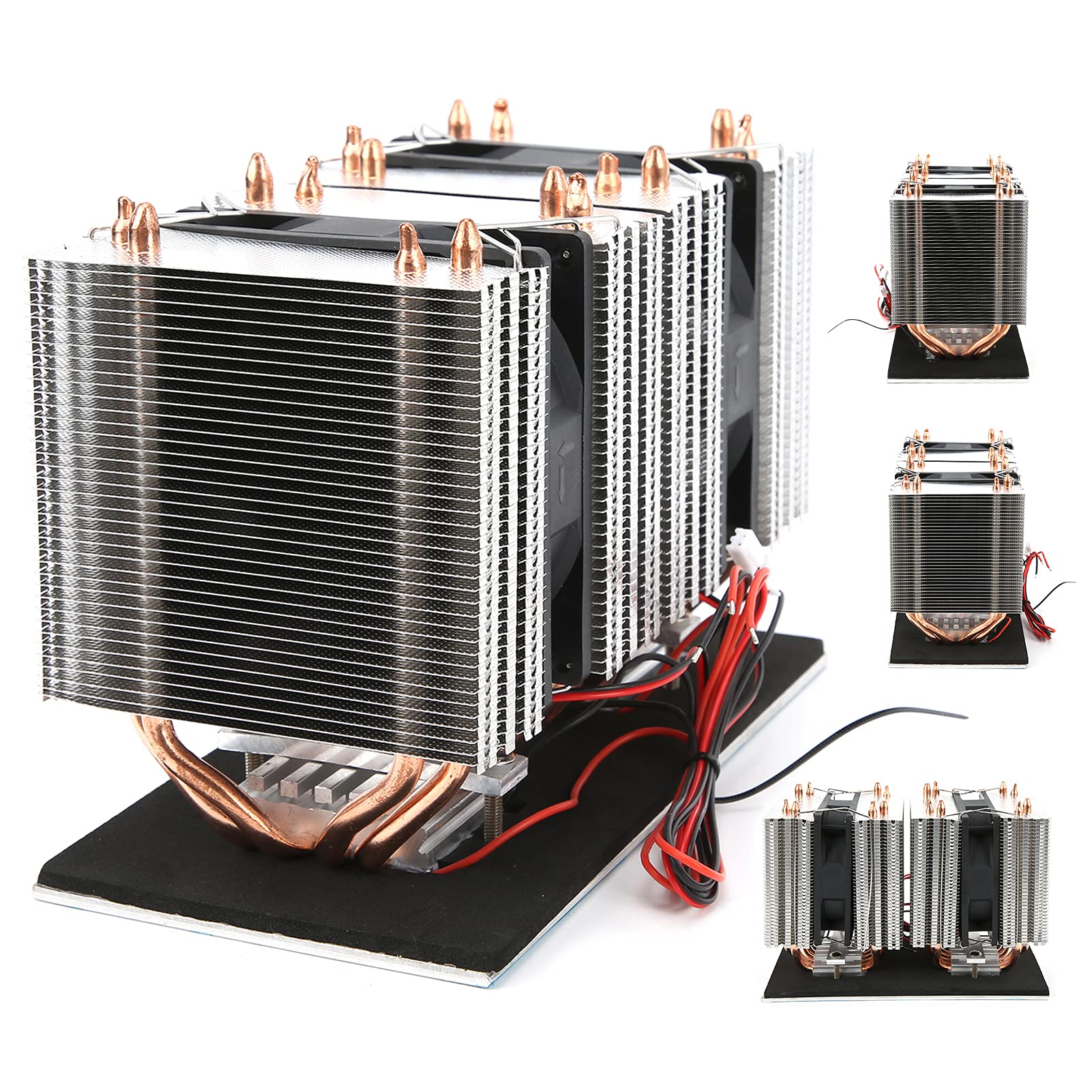 240W 12V Thermoelectric Refrigeration Cooler with Large Aluminum Alloy Fins - Durable & Practical for Pet Refrigerators, Camping, and Car Travel