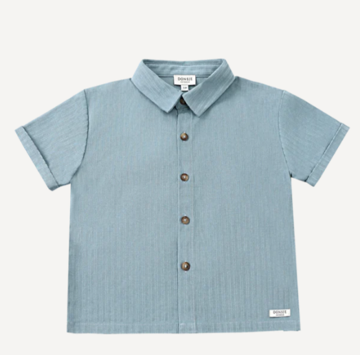 Donsje Brammie Shirt for Kids (2-8 Years) - Soft Cotton Casual Top for Boys & Girls - Perfect for Playdates, School & Everyday Wear