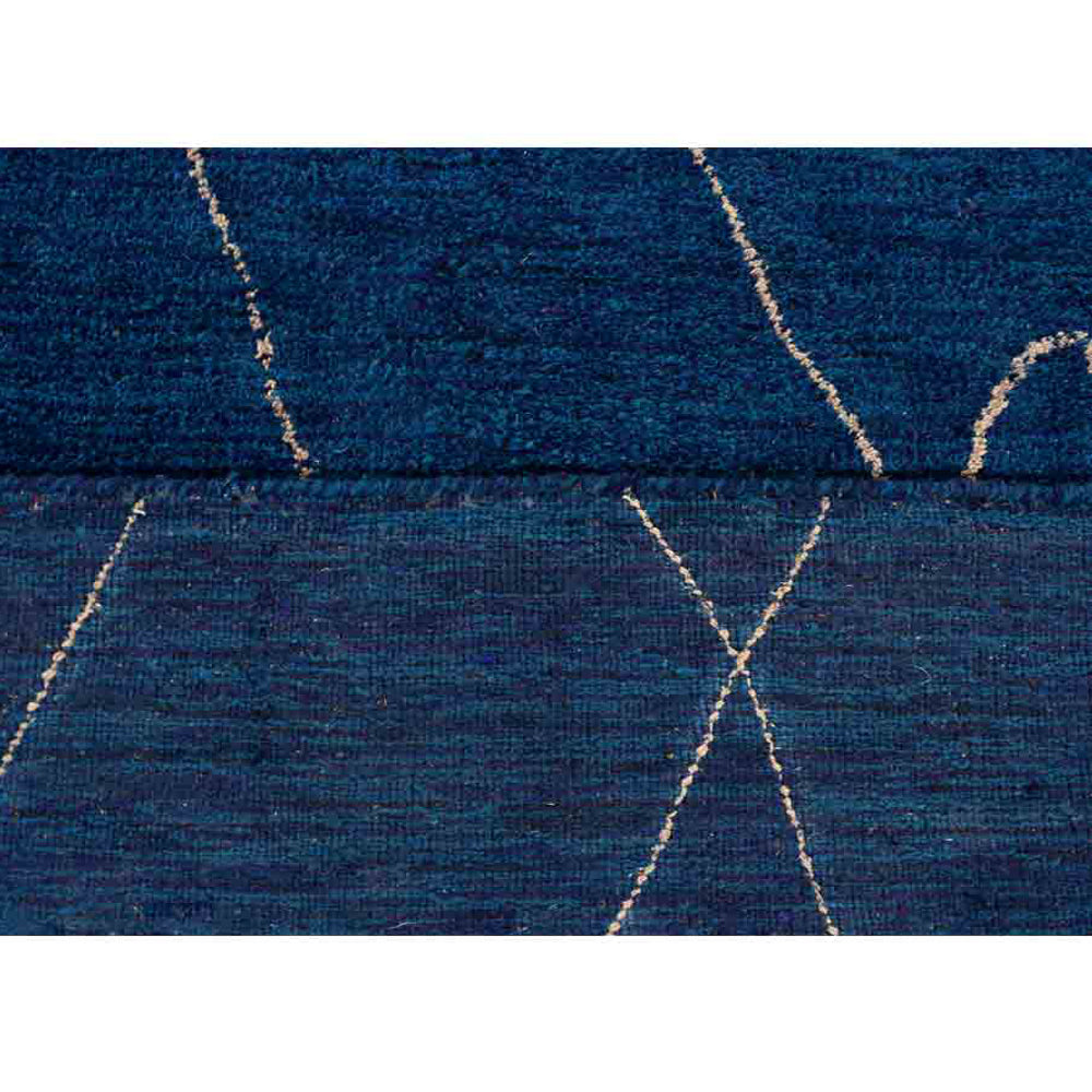Hand Knotted Cube Rug - Premium Wool Area Rug for Living Room, Bedroom, and Office - Soft & Durable Home Decor