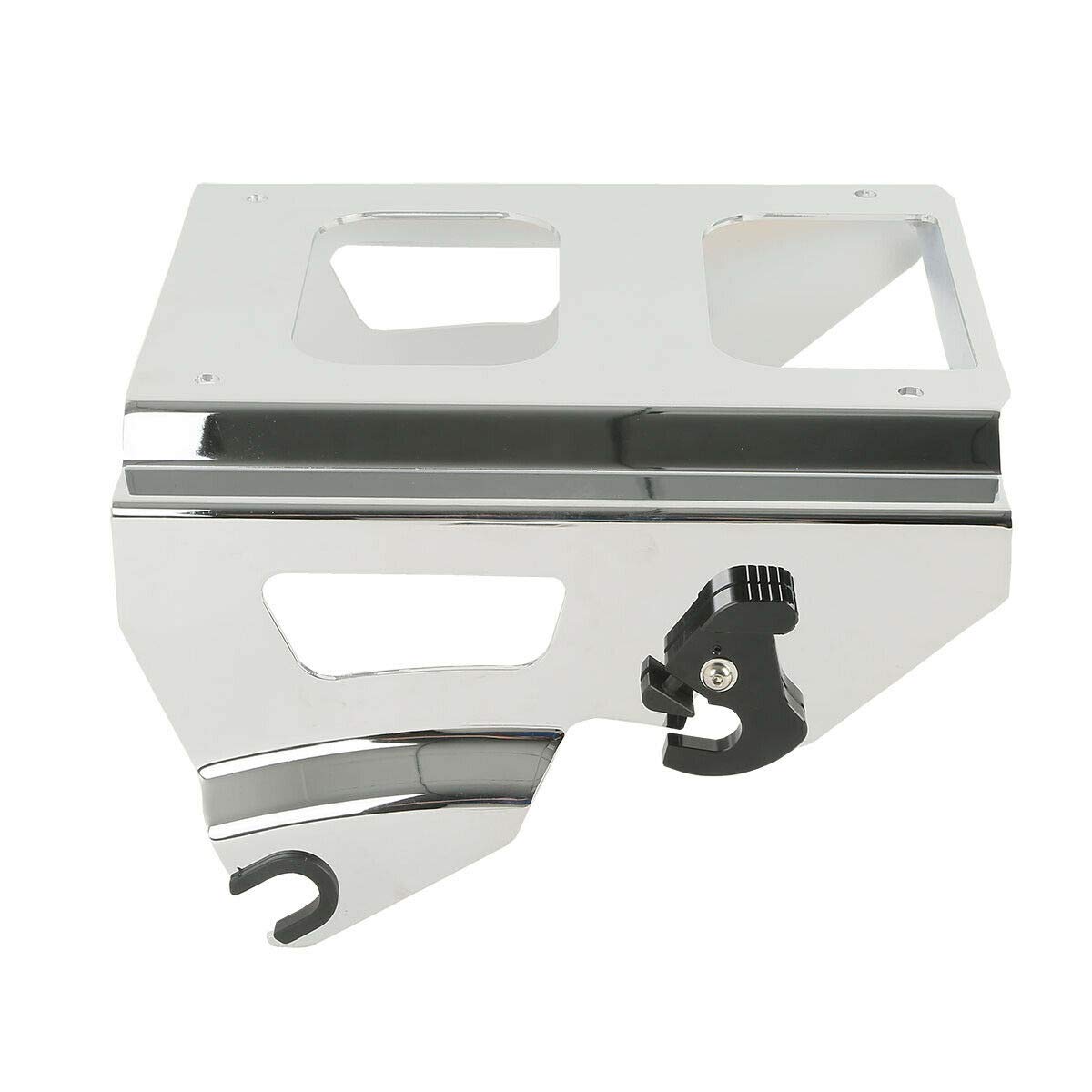 TCMT 4-Point Docking Hardware Luggage Rack for Harley Touring 2009-2013 Models (Style F) - Motorcycle Saddlebag Support & Storage Solution