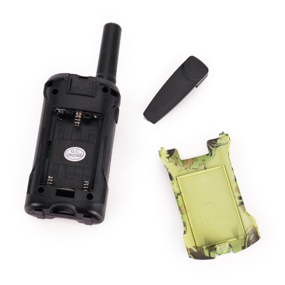 Radioddity JJ 220 Mini Walkie Talkies for Kids - 2 Pack, 22 Channels UHF Two Way Radios with VOX & LCD Display - Perfect for Outdoor Adventures, Camping, and Family Activities [Discontinued]