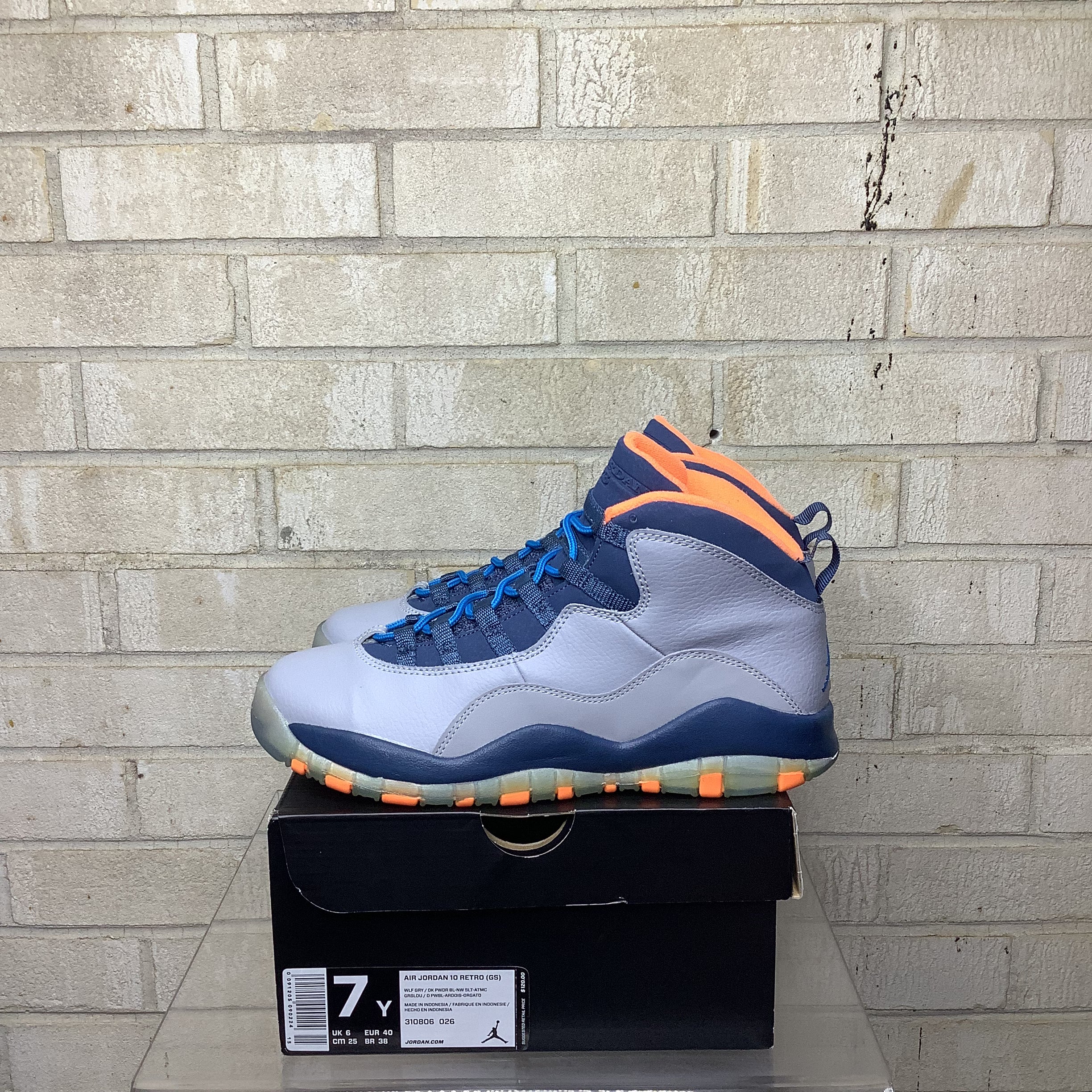 AIR JORDAN 10 BOBCATS Basketball Shoes - Size 7Y (310806-026) - Perfect for Streetwear & Court Performance
