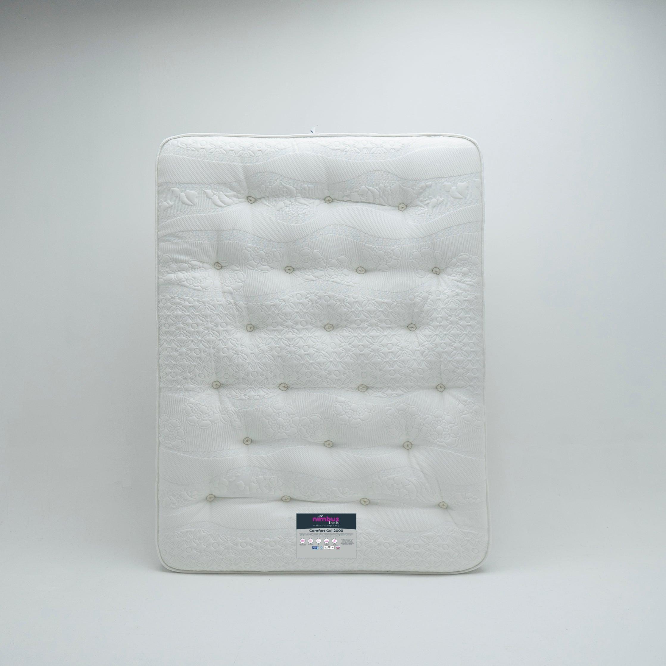 Premium Comfort Gel 2000 Mattress - Cooling Memory Foam & Pressure Relief - Queen Size for Back Pain & Side Sleepers - Perfect for Hot Sleepers & Couples in Master Bedrooms