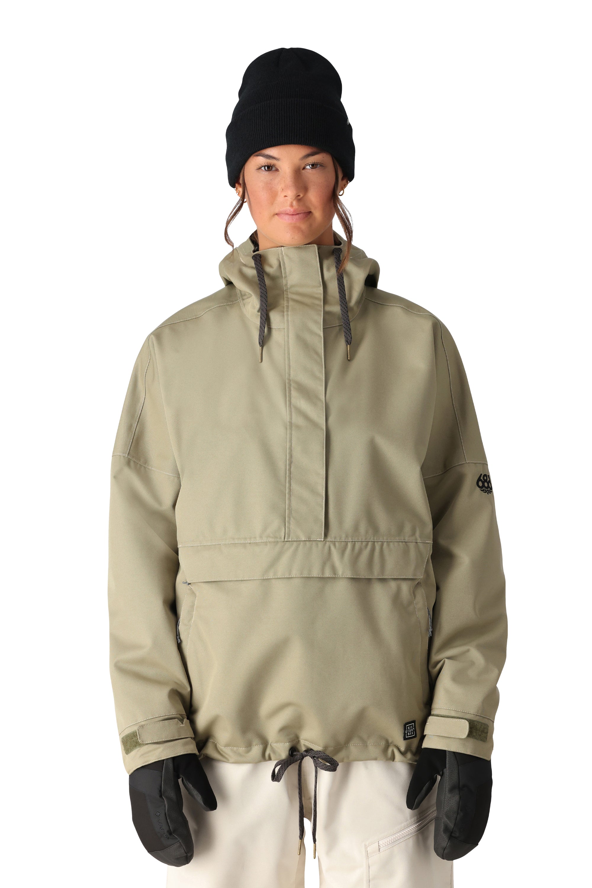 686 Women's Outline Shell Anorak Jacket - Waterproof Windproof Lightweight Outdoor Jacket for Hiking, Skiing & Winter Sports (2025 Edition)