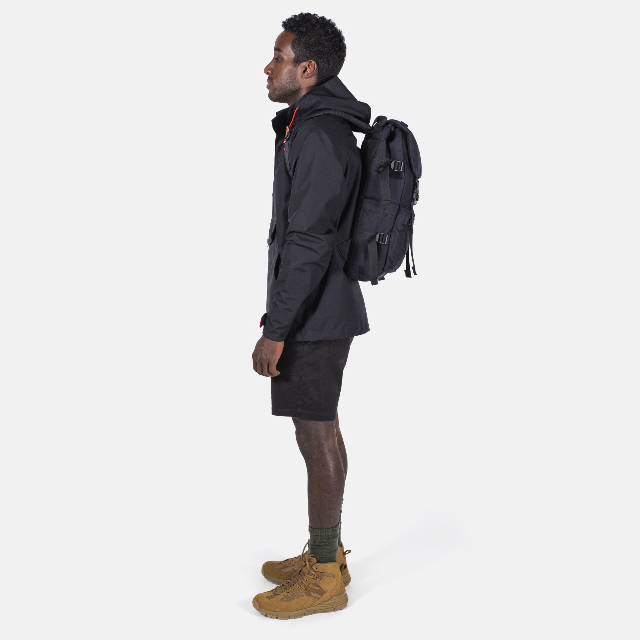 Rover Pack Tech - Waterproof Hiking Backpack with USB Charging Port for Outdoor Adventures, Camping, and Travel
