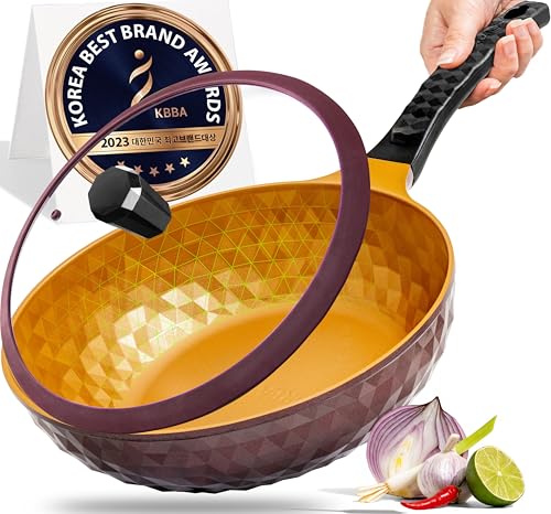 Gold Wok Pan + Lid