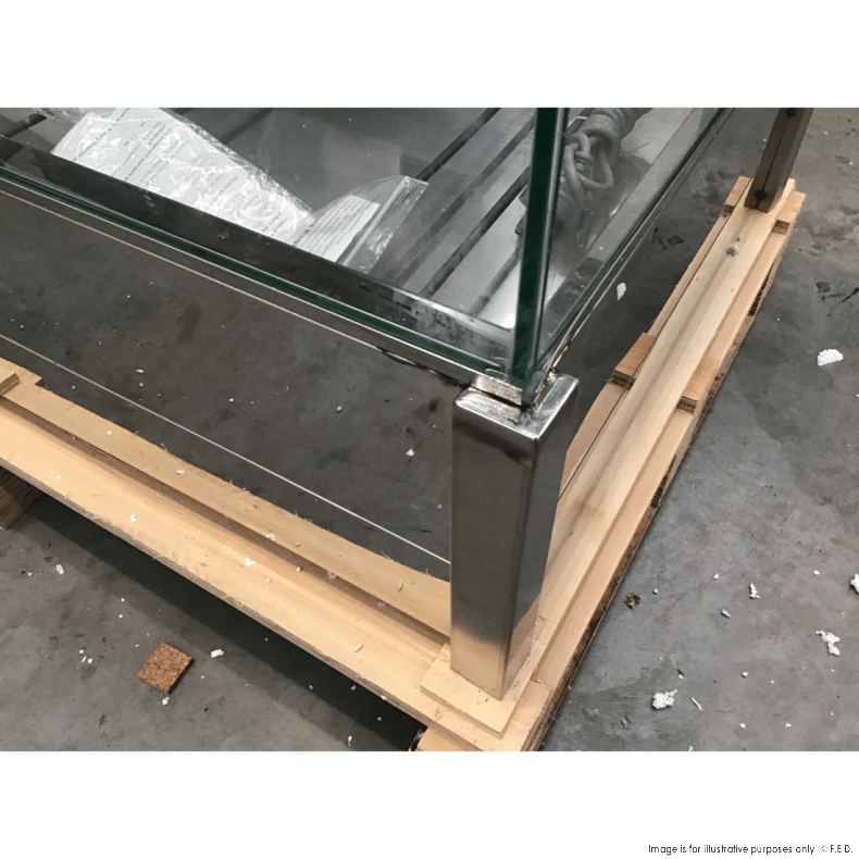 Premium Bonvue BM11SC Square Countertop Wet & Dry Bain Marie - Ideal for Restaurants, Catering & Food Service (NSW1978)