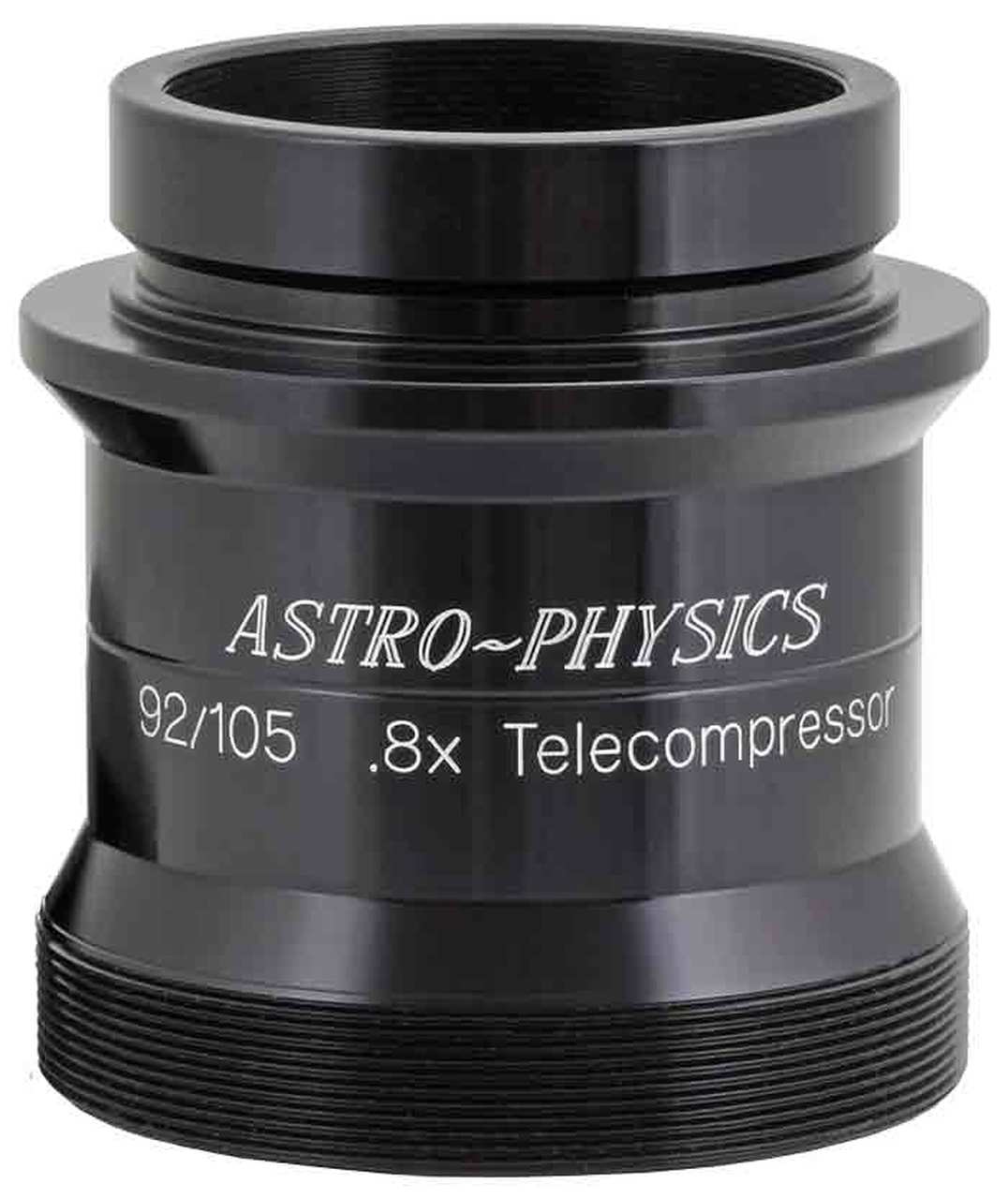 0.8x CCD Telecompressor for 92mm Stowaway & Traveler Telescopes - Compatible with 2.5 DoveLoc End Cap (Included with 92mm F6.65 Stowaway or EC2725 for Traveler) - Perfect for Astrophotography and Telescope Accessories (92TCC)