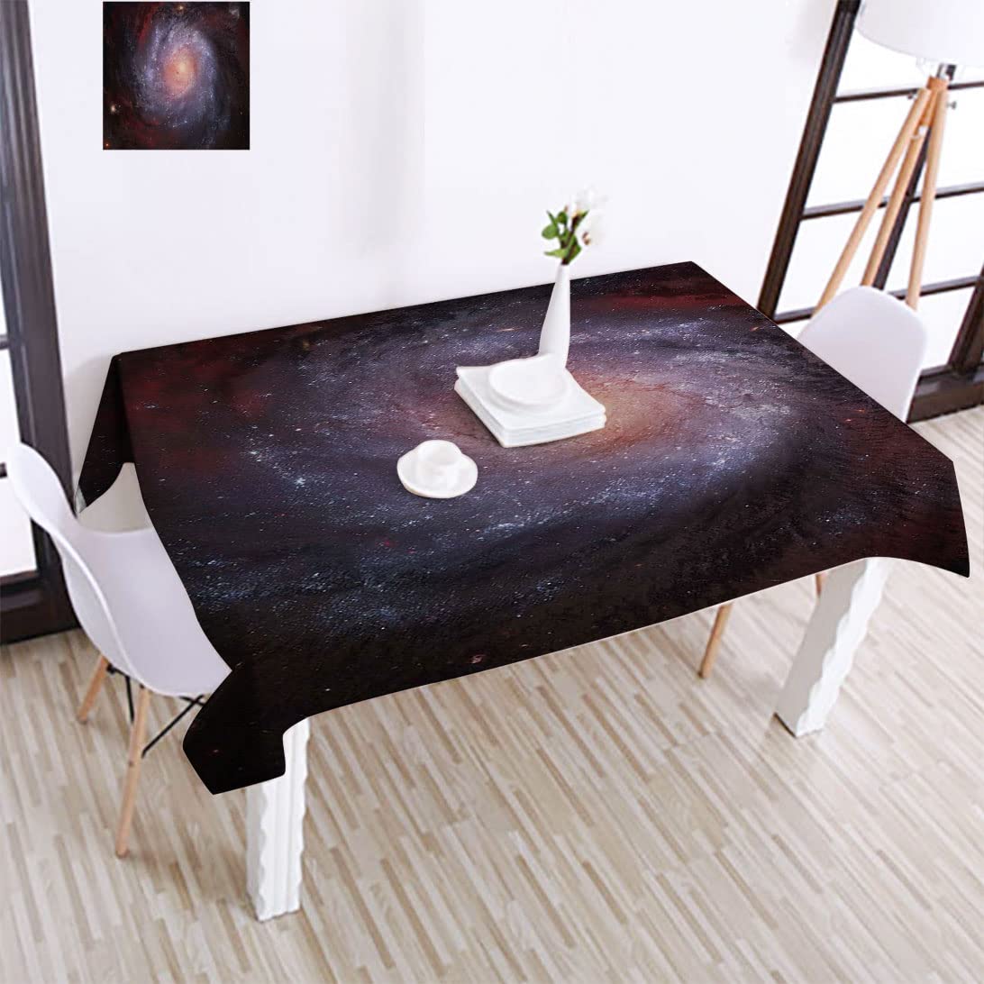 Space Theme Polyester Tablecloth - 70