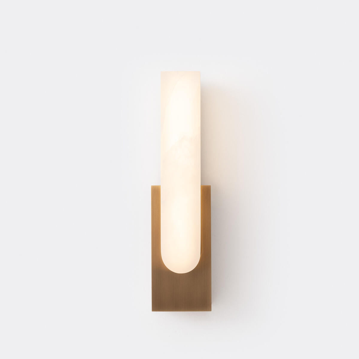 Agatha Alabaster Wall Sconce - Elegant Handcrafted Light Fixture for Bedroom, Living Room & Hallway Decor