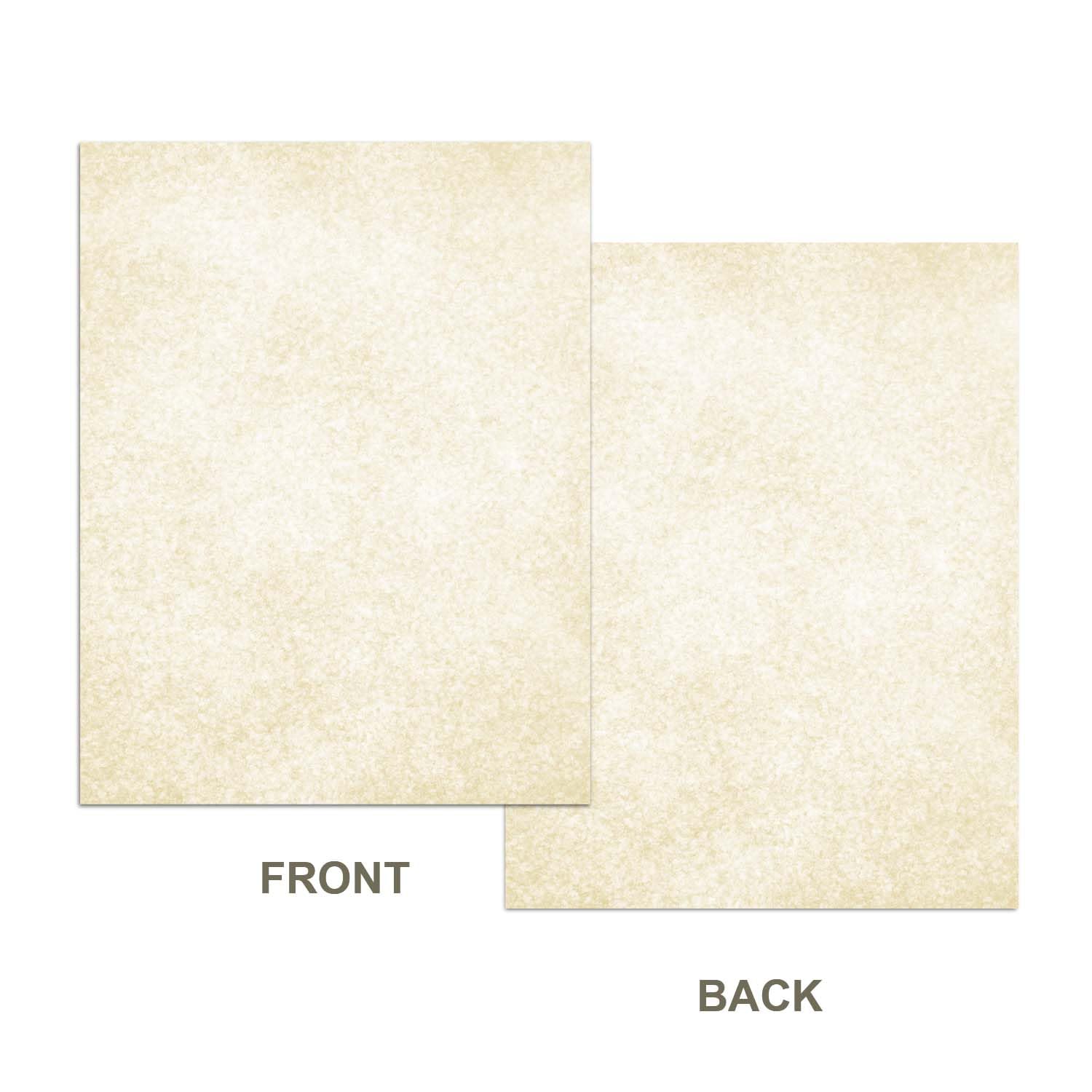 Premium Parchment Paper for Certificates - 50 Sheets Double-Sided 100gsm Diploma Paper, 8.5
