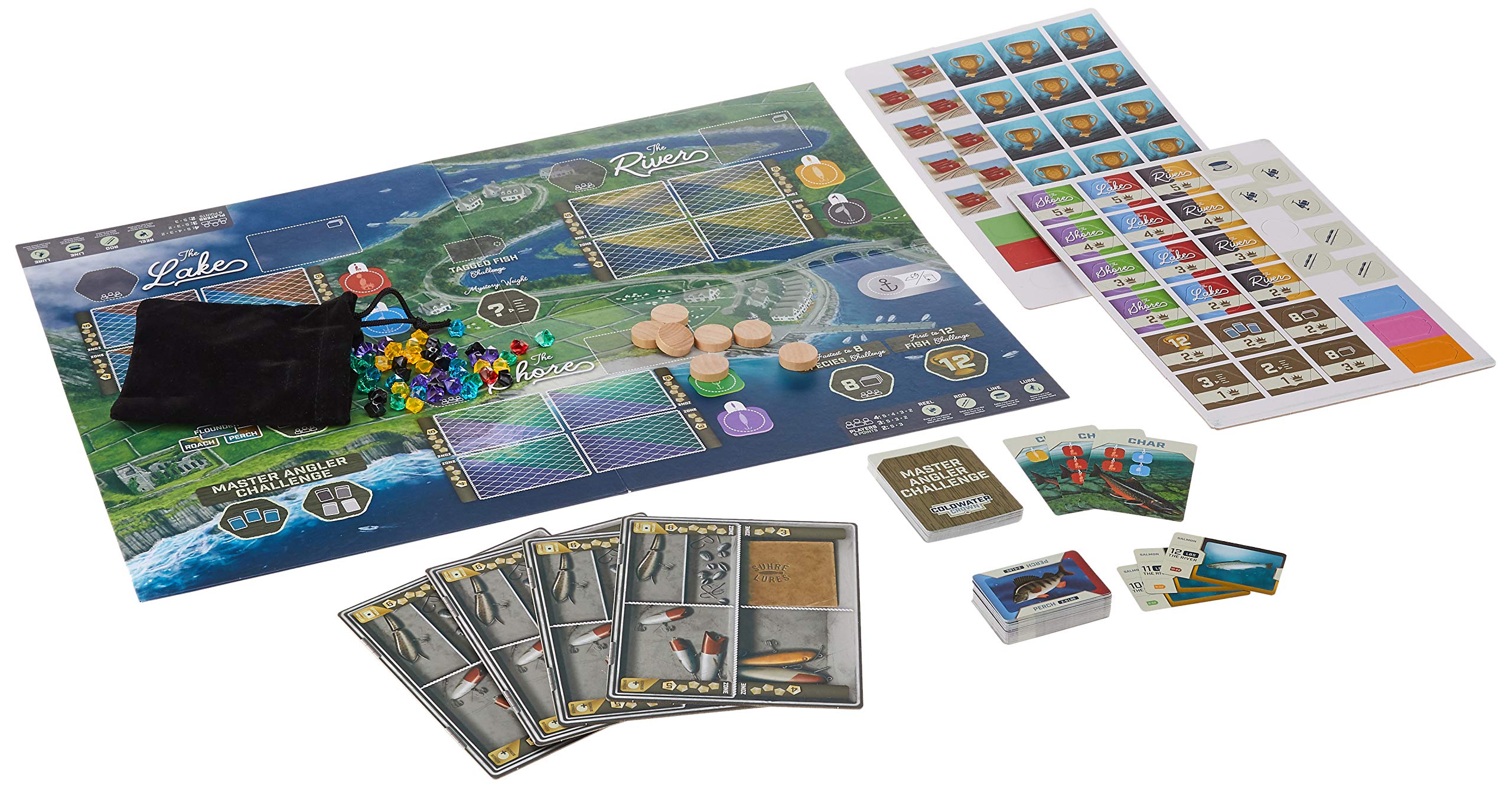 Bellwether Games Coldwater Crown Board Game - Strategic Fishing Adventure for Family Game Nights & Outdoor Enthusiasts