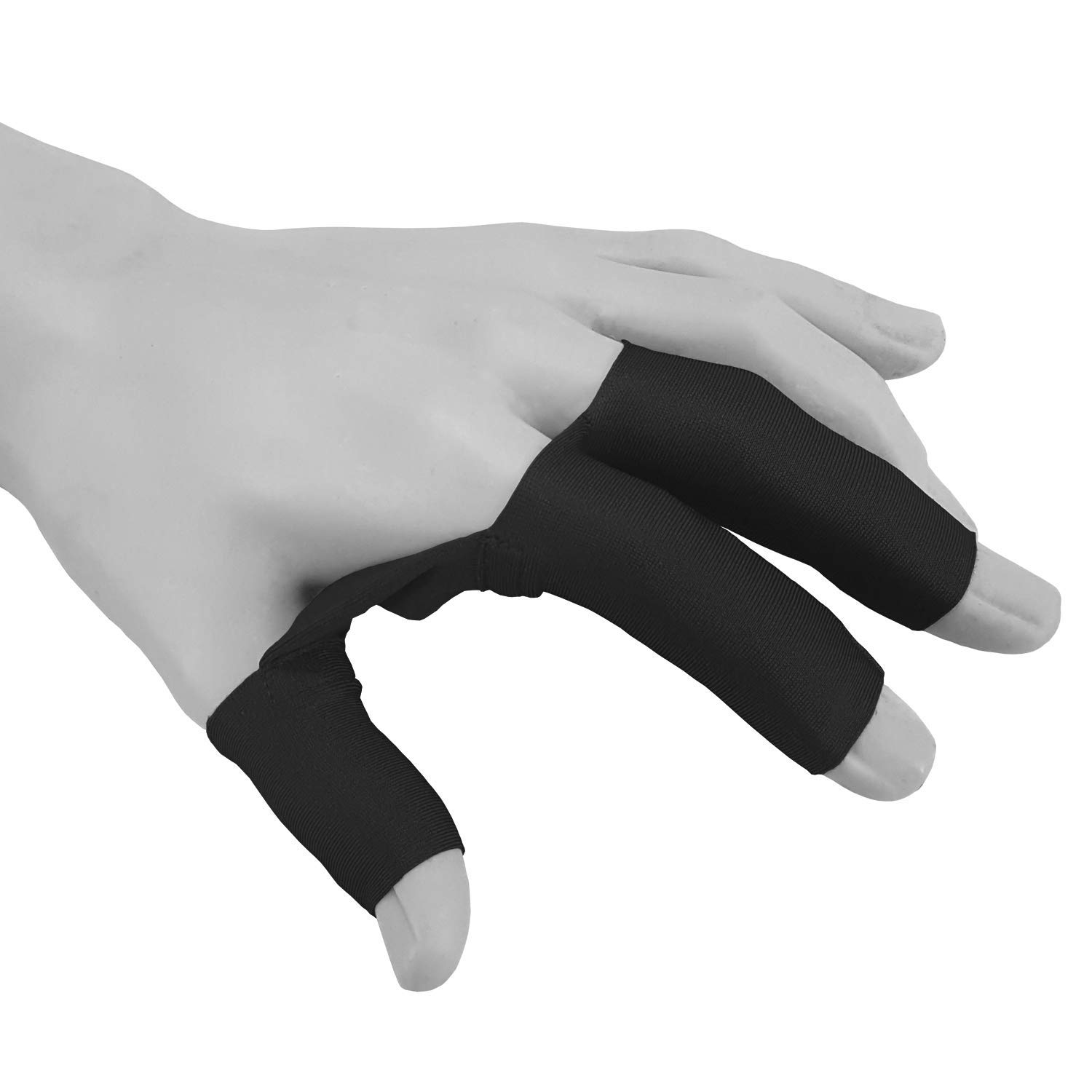 Champion Fingerwrap Billiards Glove for Pool Cue Stick - Left Hand Black - Improve Grip & Control for Professional & Casual Players