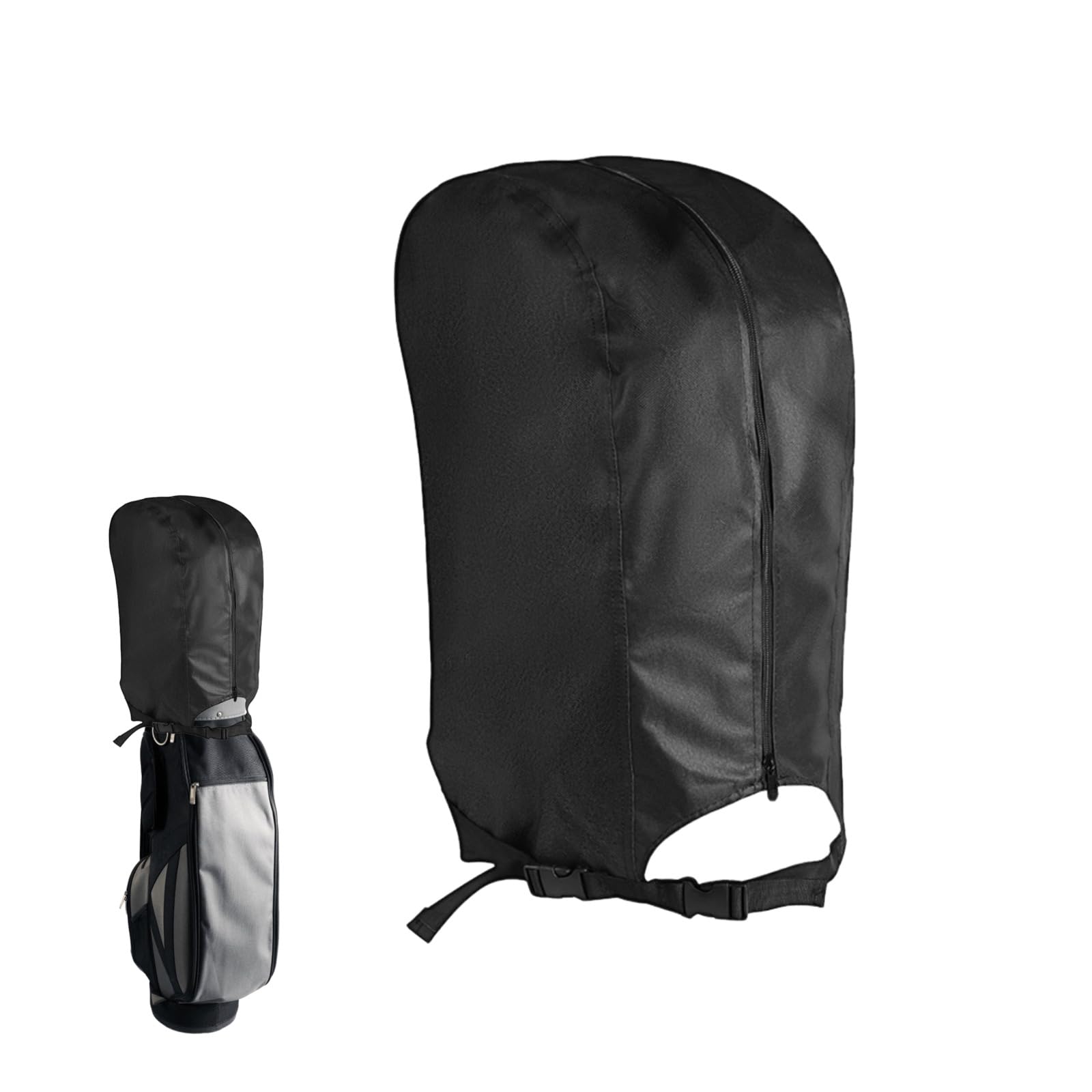 **Yoyong Waterproof Golf Bag Rain Cover - Universal Fit for Men & Women Golfers - Durable Golf Club Bag Protector for Rain & Wind (Black) - Perfect for Outdoor Golfing in All Weather Conditions**
