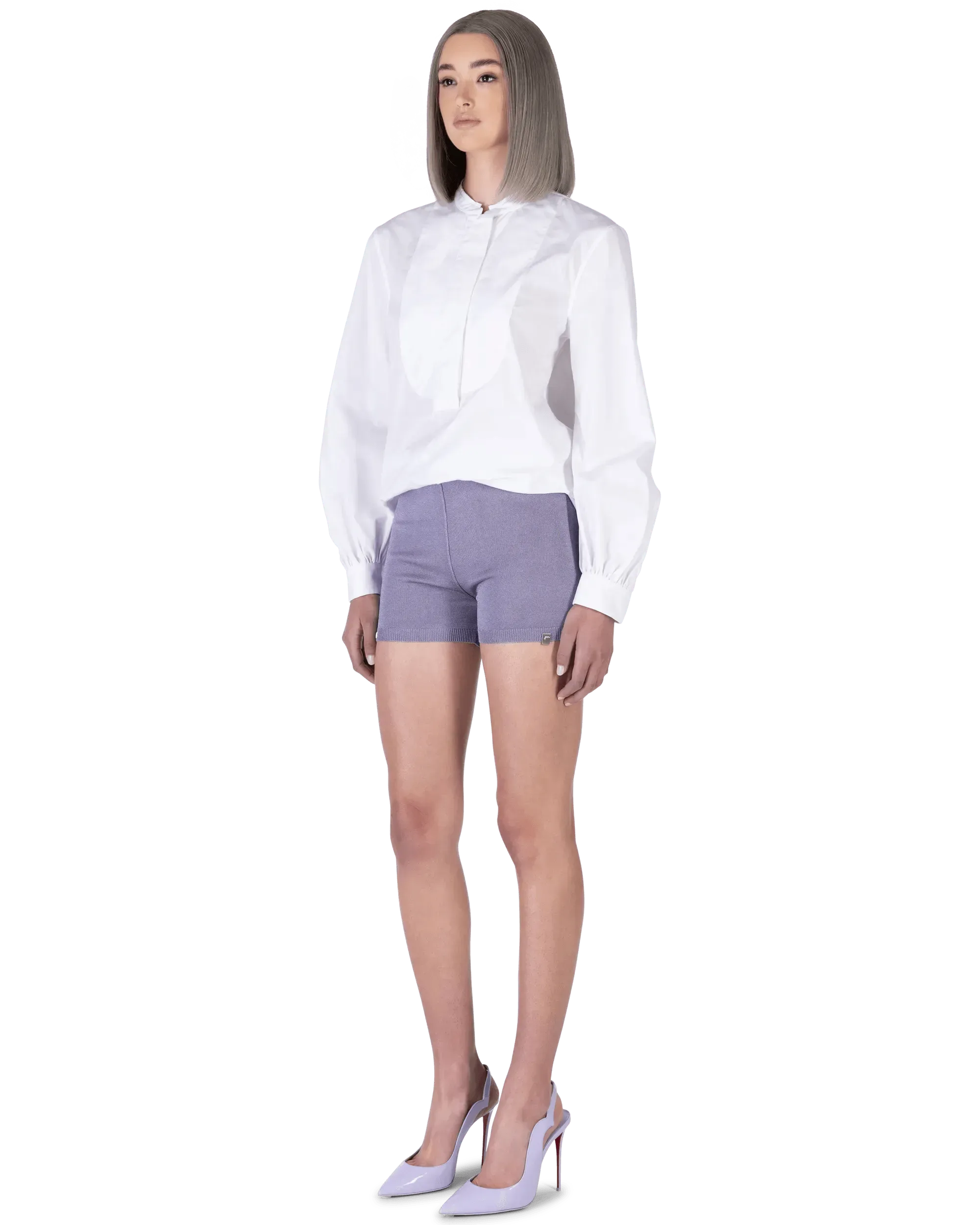 Butterfly Knit Shorts for Women - Soft & Comfortable High Waist Yoga Shorts - Perfect for Workout, Lounge, and Summer Outfits