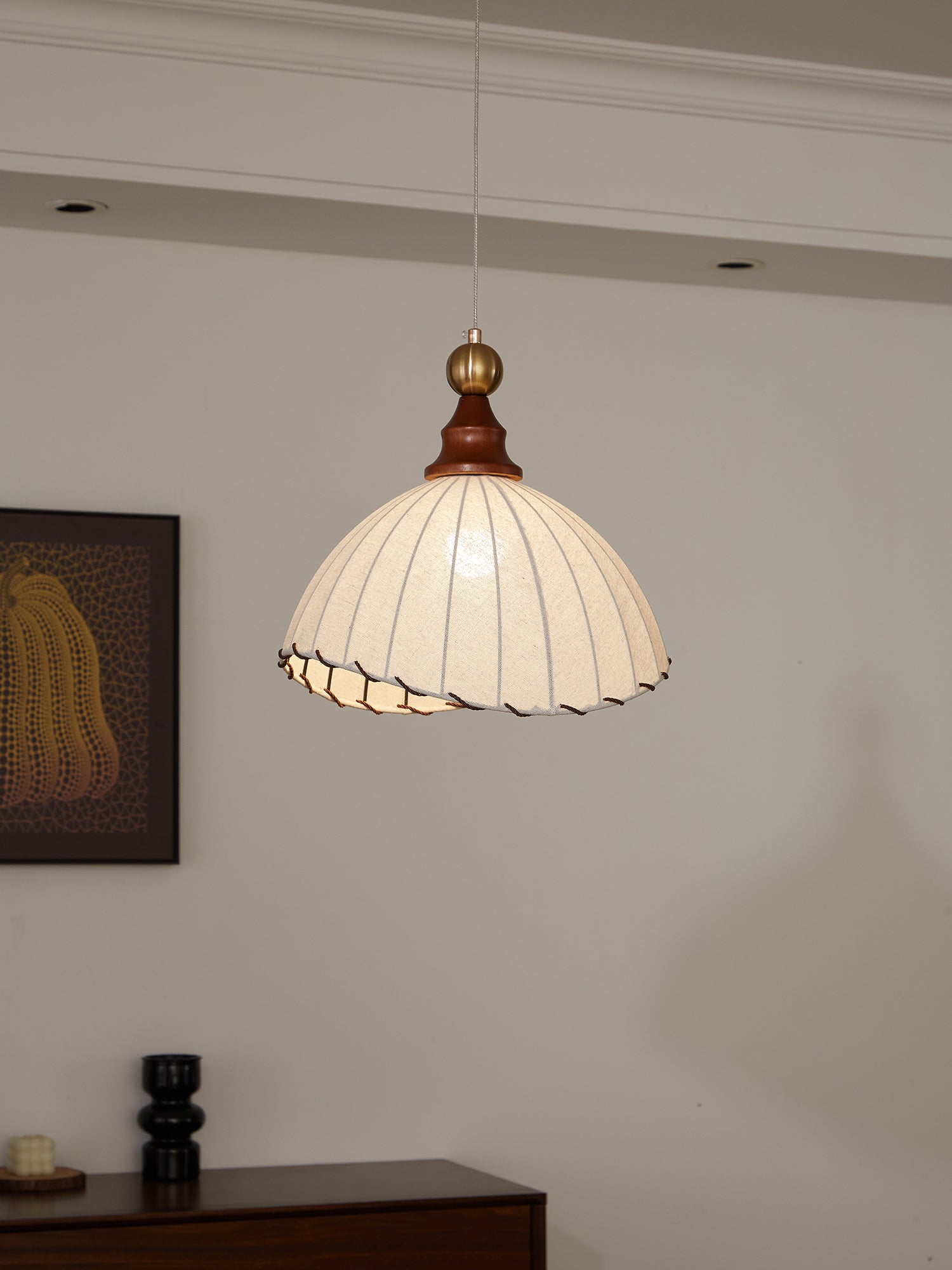 Eldora Modern Pendant Light - Sleek Hanging Fixture for Kitchen Island, Dining Room, or Bedroom Lighting - Adjustable Height & Dimmable LED Bulb Included