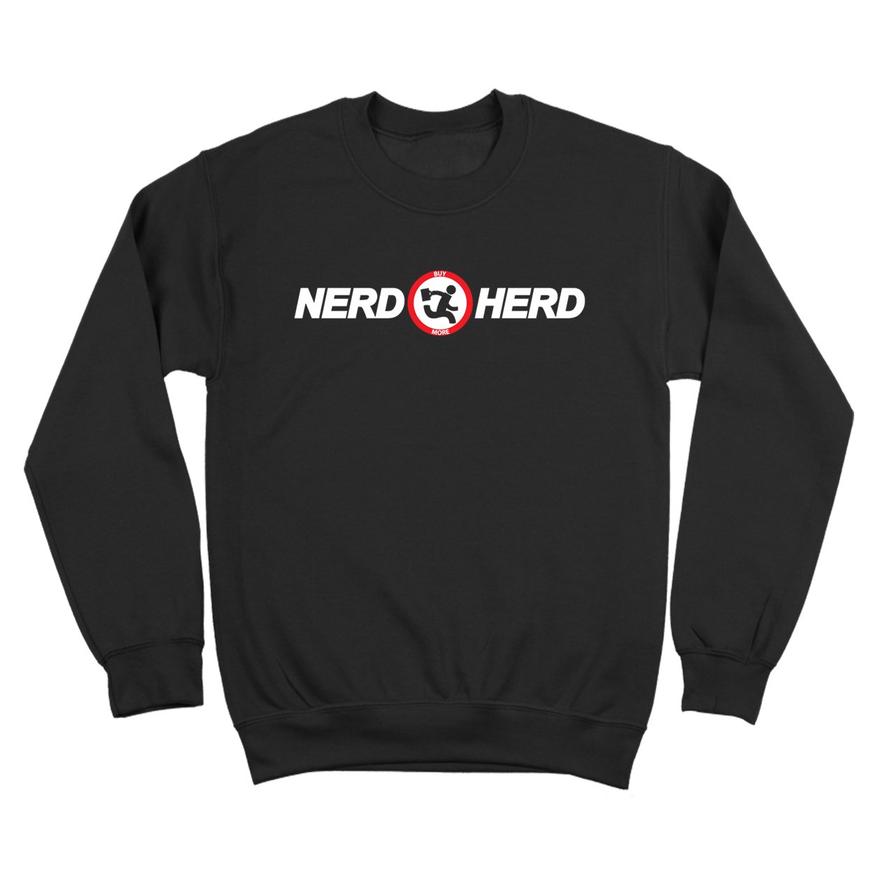 Funny Geek Computer Squad Crewneck Sweatshirt | The Nerd Herd Graphic Pullover | Perfect for Tech Enthusiasts, Programmers & IT Professionals