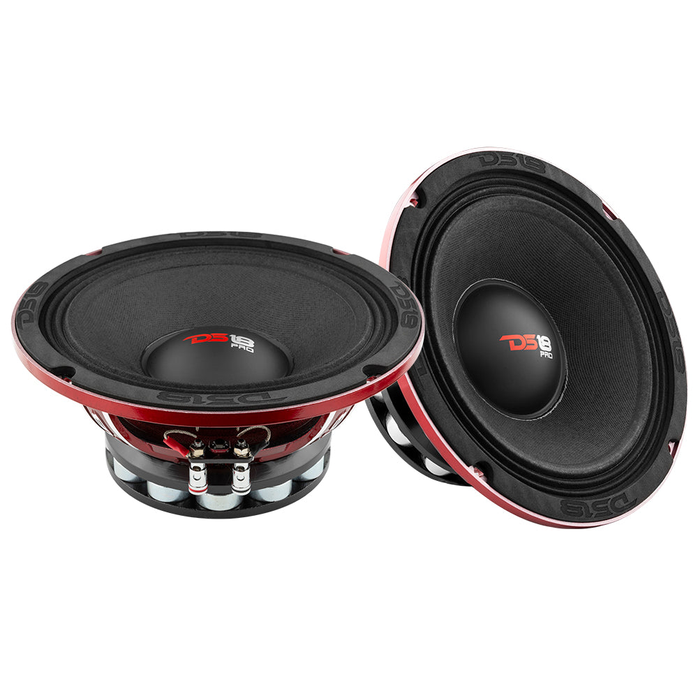 PRO 8 Neodymium Mid Range Loudspeaker 400 Watts RMS 4 Ohm - High Performance Audio Speaker for Live Music, DJ Events & Studio Recording