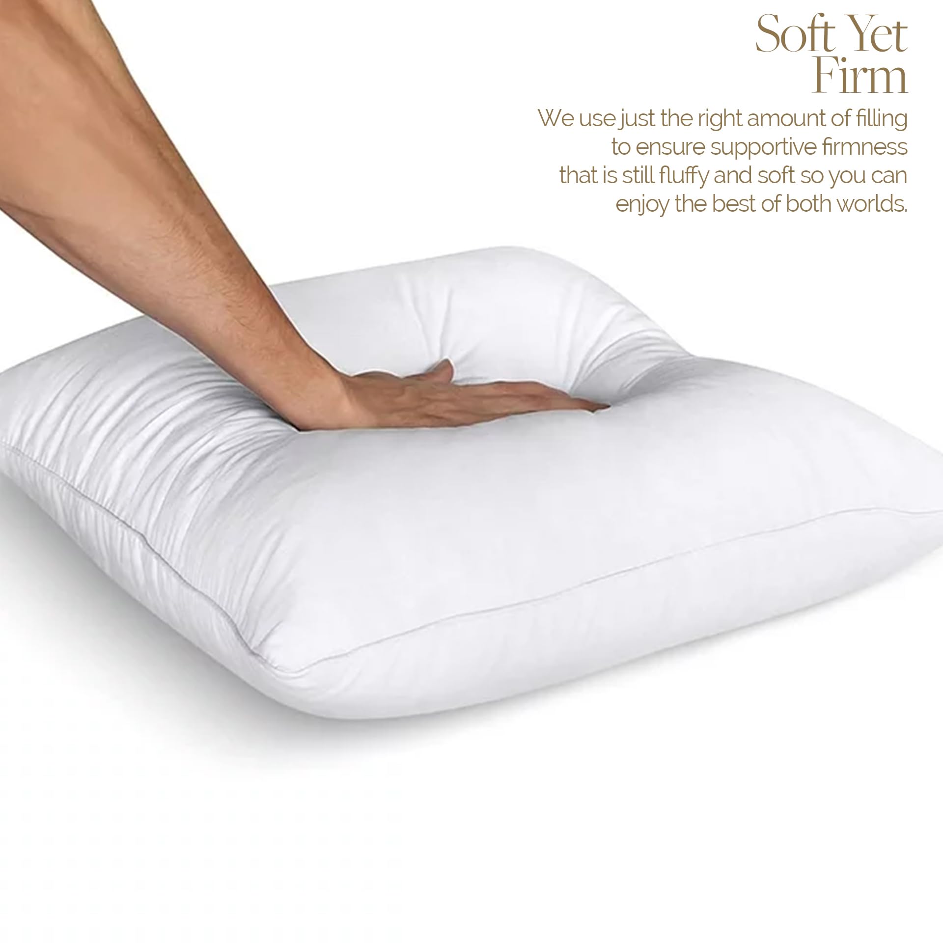 Premium 18x18 Inch Throw Pillow Inserts (Pack of 10) - Hypoallergenic Sham Pillow Filling, Made in USA - Perfect for Sofa, Bed & Home Decor by Looms and Linens