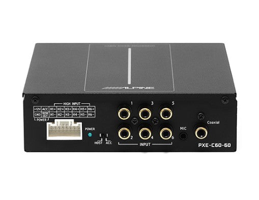 Alpine PXE C60 60 OPTIM™6 6 Channel Car Audio Sound Processor with Auto Tuning - Premium DSP for Enhanced Vehicle Audio System | Perfect for Car Stereo Upgrades & Professional Installations