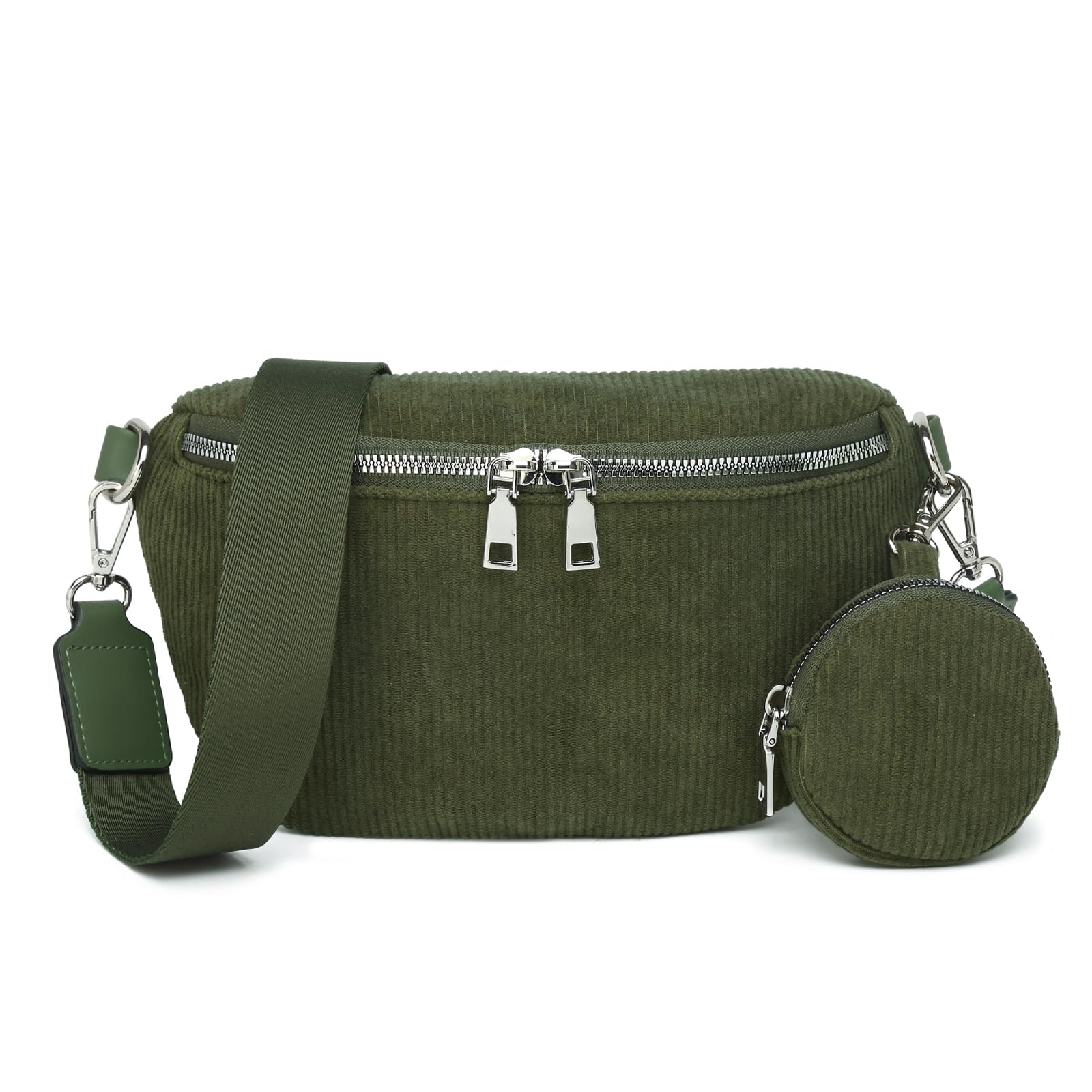 Trendy Women's Crossbody Sling Bag - Adjustable Strap Faux Leather Chest Fanny Pack for Travel, Gym & Daily Use | Small Purse for Phone & Essentials