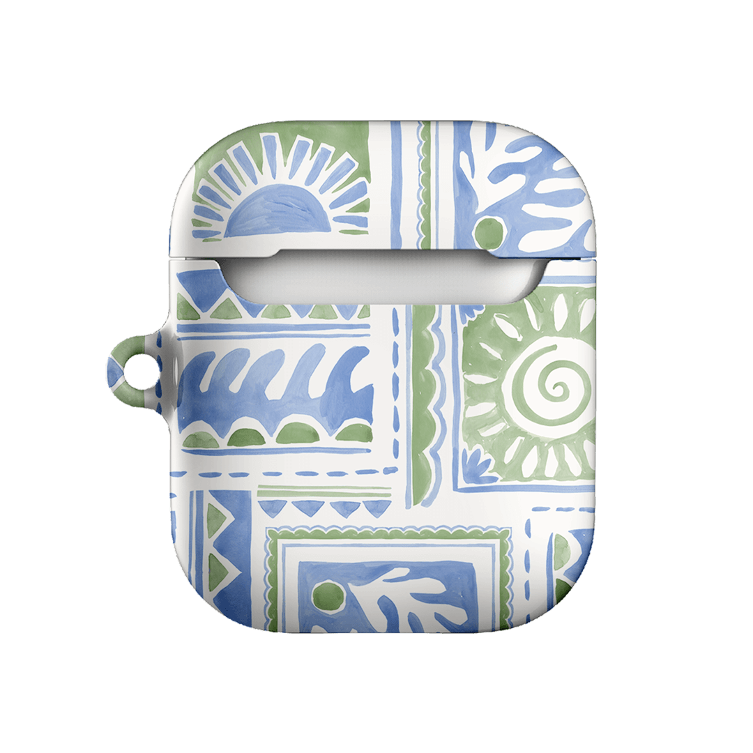 Sage Suns AirPods Case - Protective Cover for AirPods 1/2/3/Pro with Keychain - Durable Shockproof Silicone Case for Apple AirPods - Perfect for Gym, Travel & Everyday Use