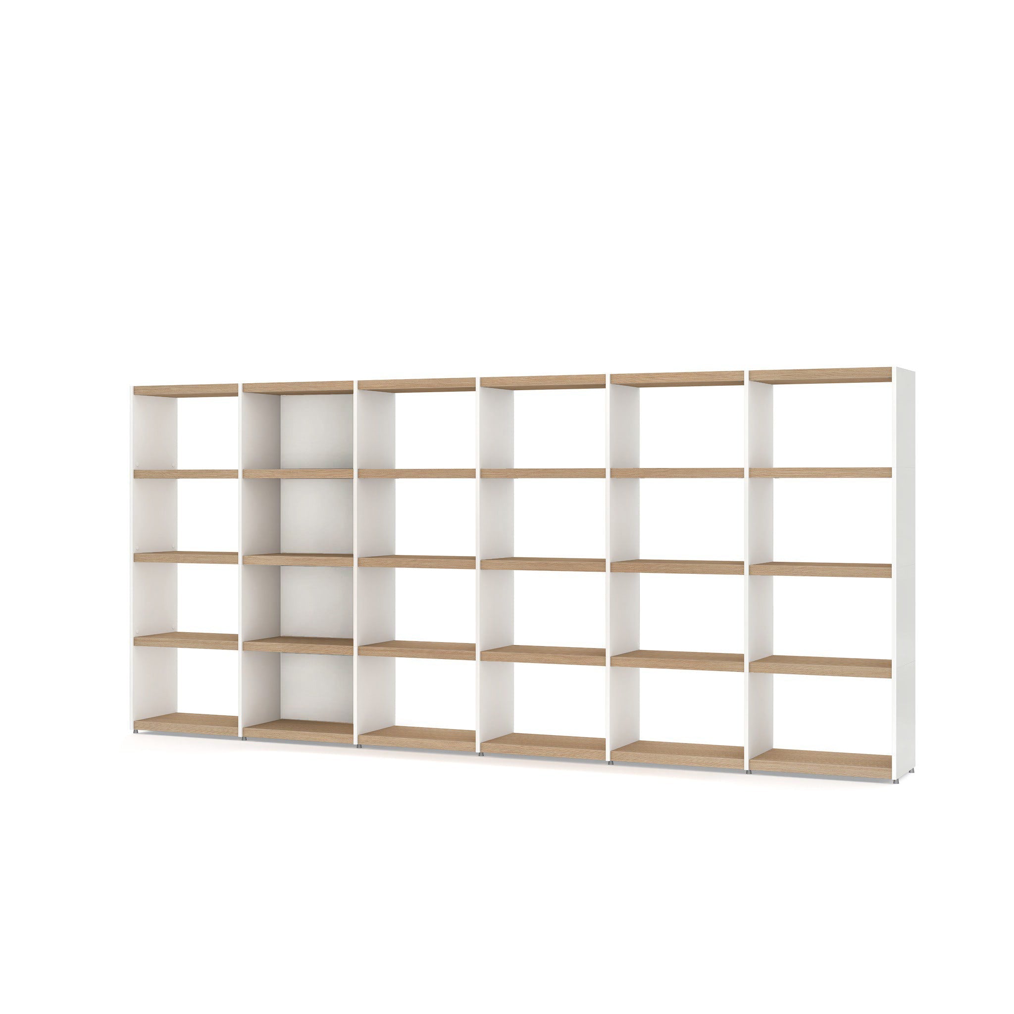 YOMO Modular Bookshelf 6x4 - Expandable Bookcase with 24 Cubes, Modern Storage Shelf for Living Room, Bedroom, Office - Perfect for Organizing Books, Toys, and Home Decor