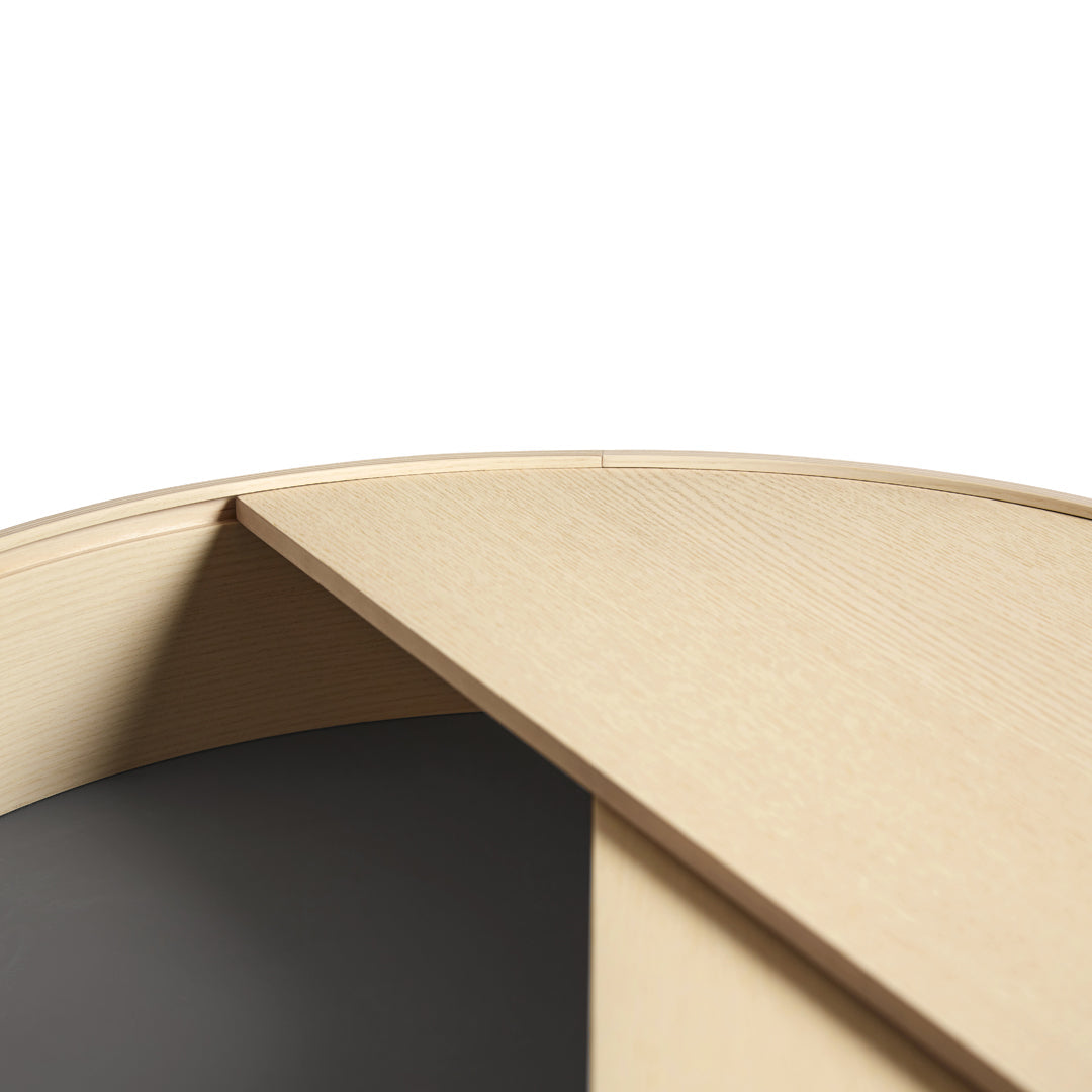 Modern Arc Coffee Table - Sleek Mid-Century Design for Living Room, Lounge & Office - Perfect for Home Decor & Small Spaces