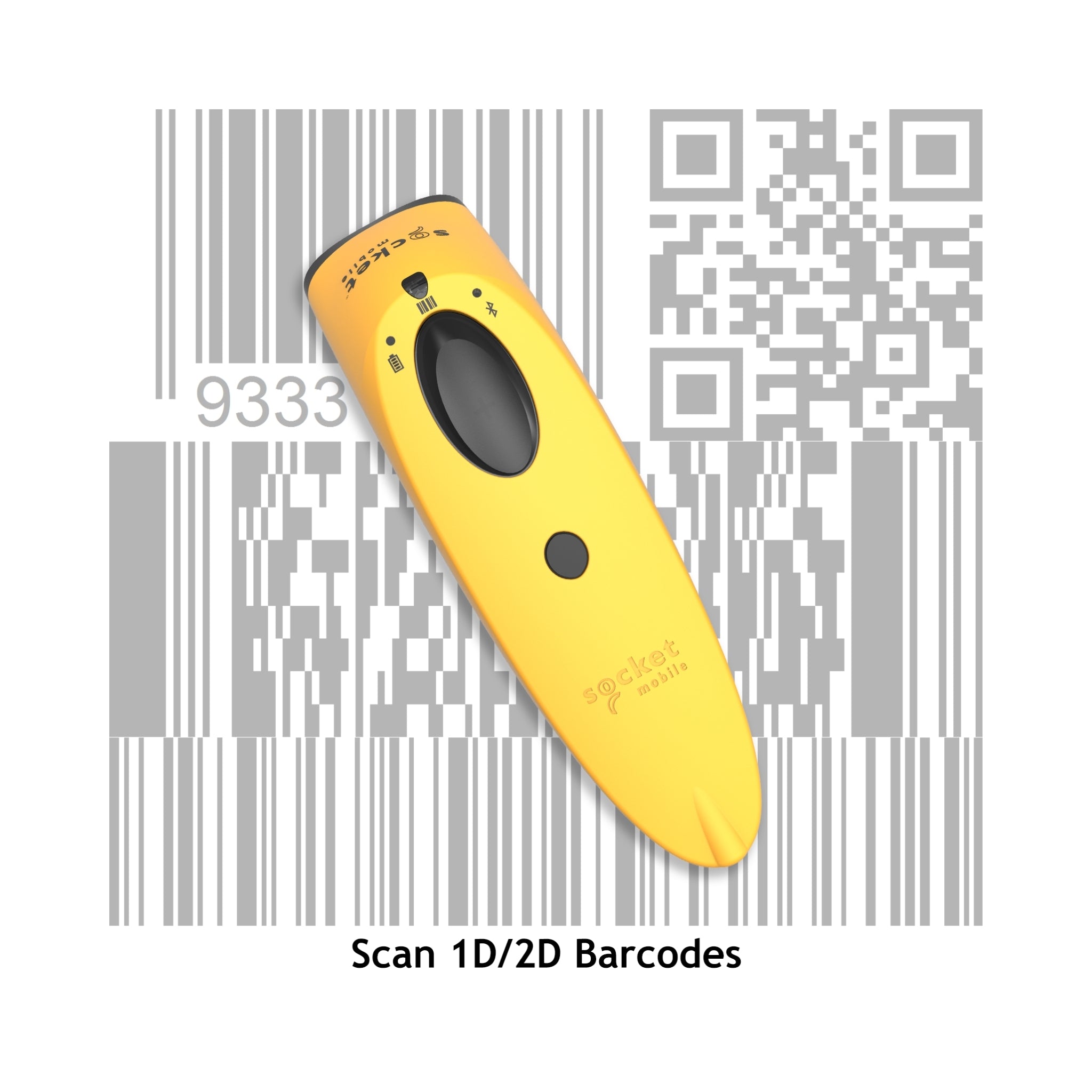 Socket Mobile SocketScan S740 - Wireless Handheld 1D/2D Barcode Scanner with Bluetooth - Perfect for Retail, Warehouse & Inventory Management