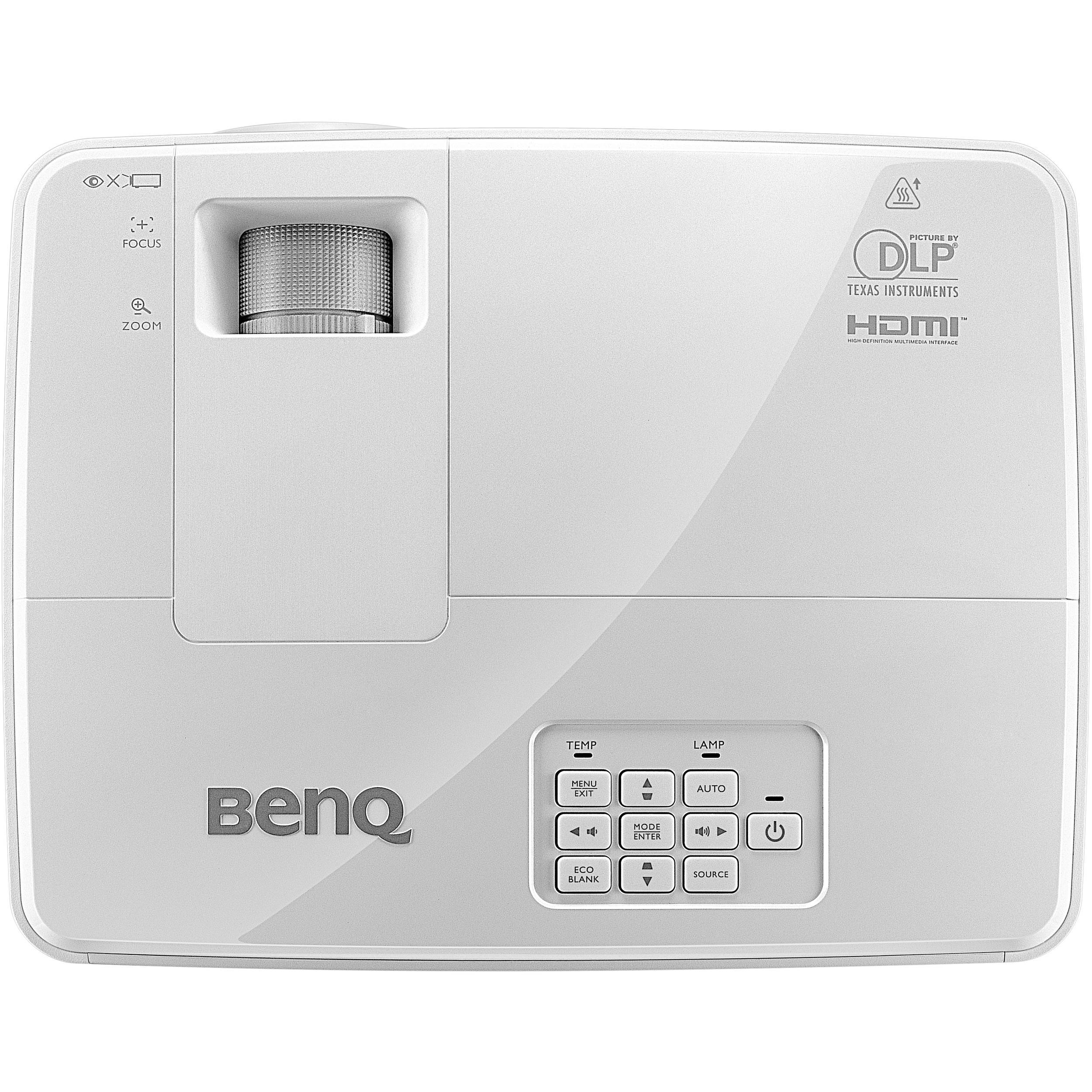BenQ MS524A 3300 Lumen SVGA DLP Projector - High Brightness Home & Office Projector for Presentations, Movies & Gaming