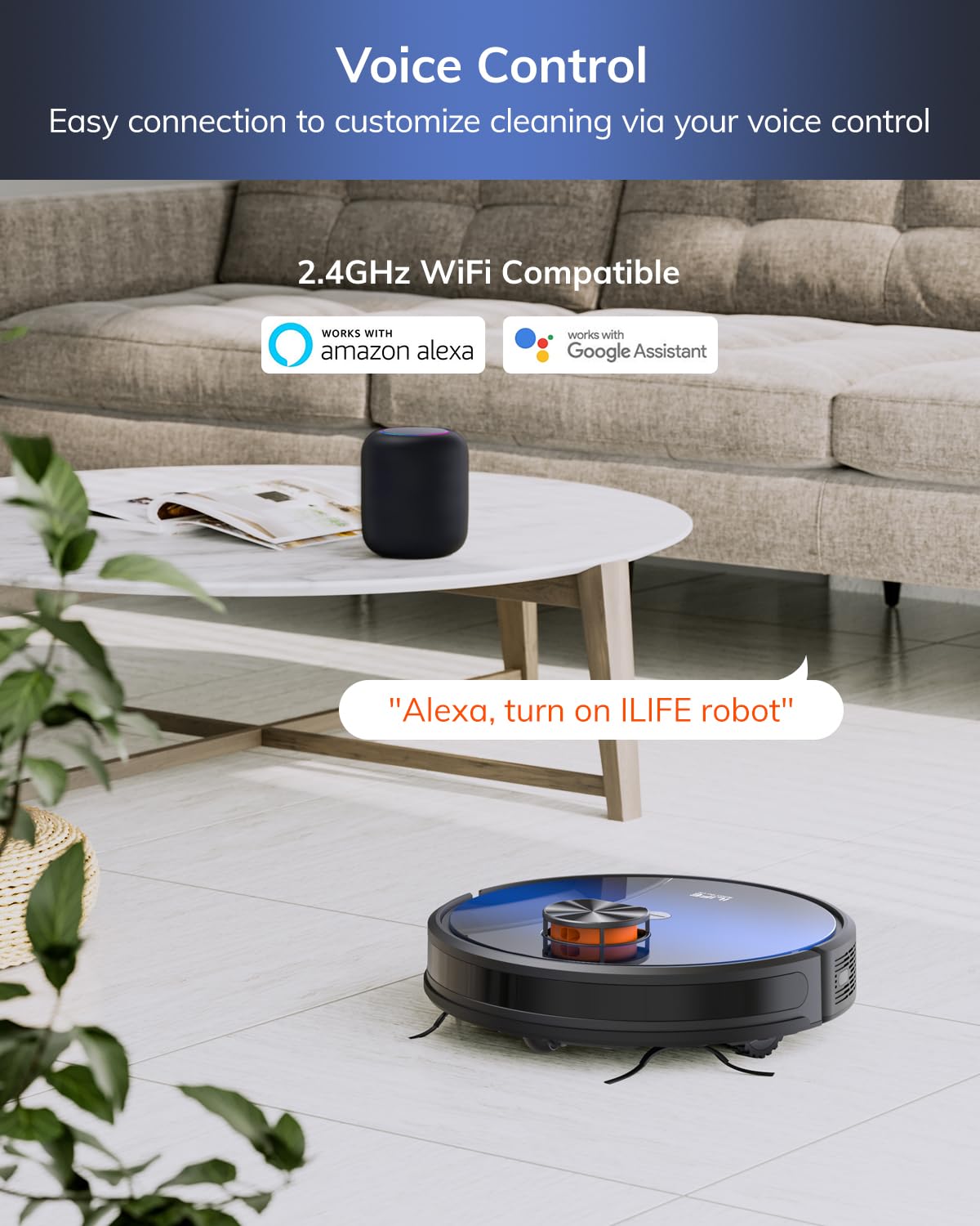 iLIFE T10s Robot Vacuum and Mop Combo - Self-Emptying Base for 60 Days, 3000Pa Strong Suction with LiDAR Navigation, Smart Mapping, Wi-Fi/App/Alexa Control - Ideal for Pet Hair, Carpets & Hard Floors - Perfect for Large Homes with Pets and Busy Families