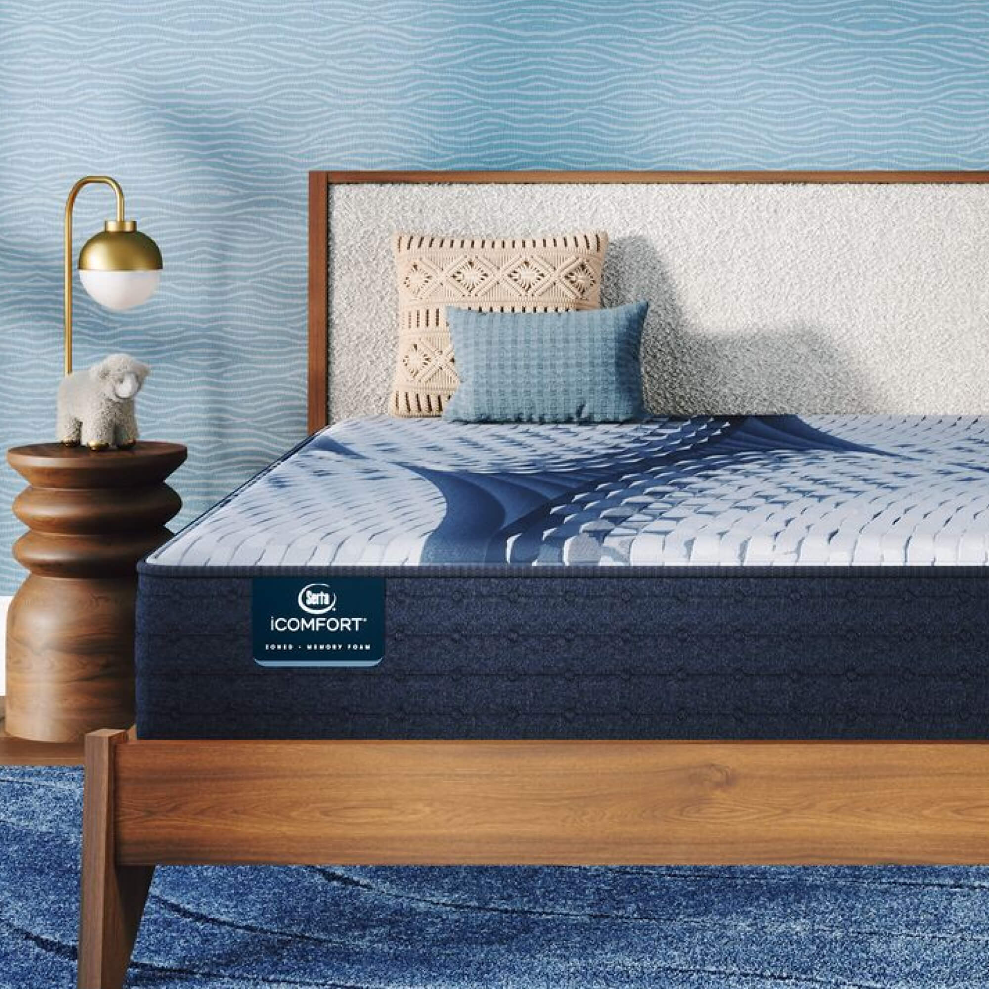 iComfort Elana Firm Mattress - Premium Support for Back Pain Relief | Orthopedic Queen/King Size Bed | Ideal for Side & Back Sleepers | Perfect for Master Bedrooms & Guest Rooms