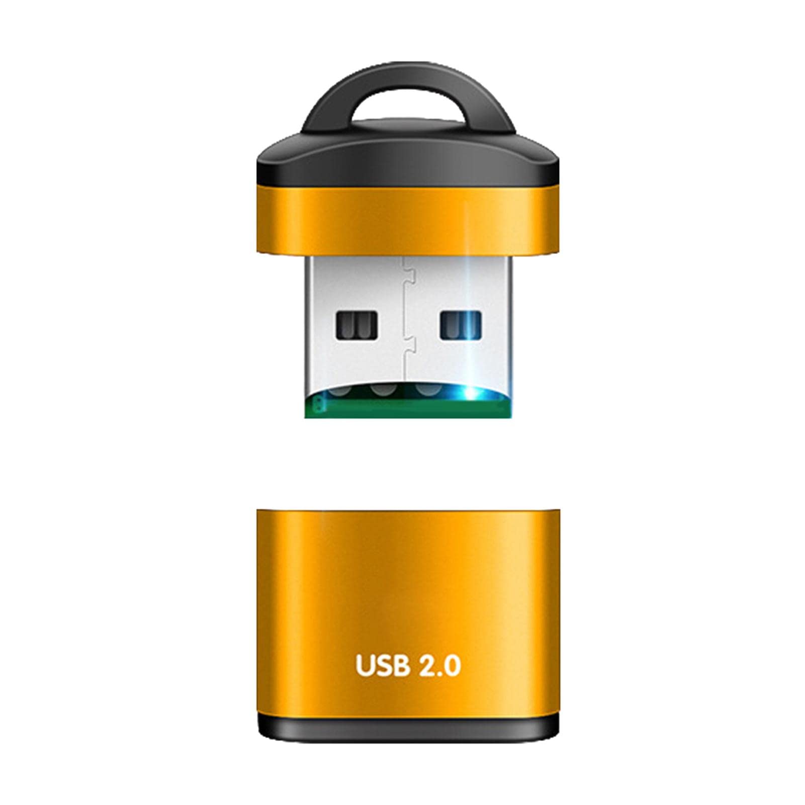 High-Speed USB 2.0 Card Reader - TF/Micro SD Memory Card Adapter for Computer, Laptop, Car, Speaker | Portable USB Flash Drive for Photos, Videos & Data Transfer | Perfect for Travel, Office & Home Use
