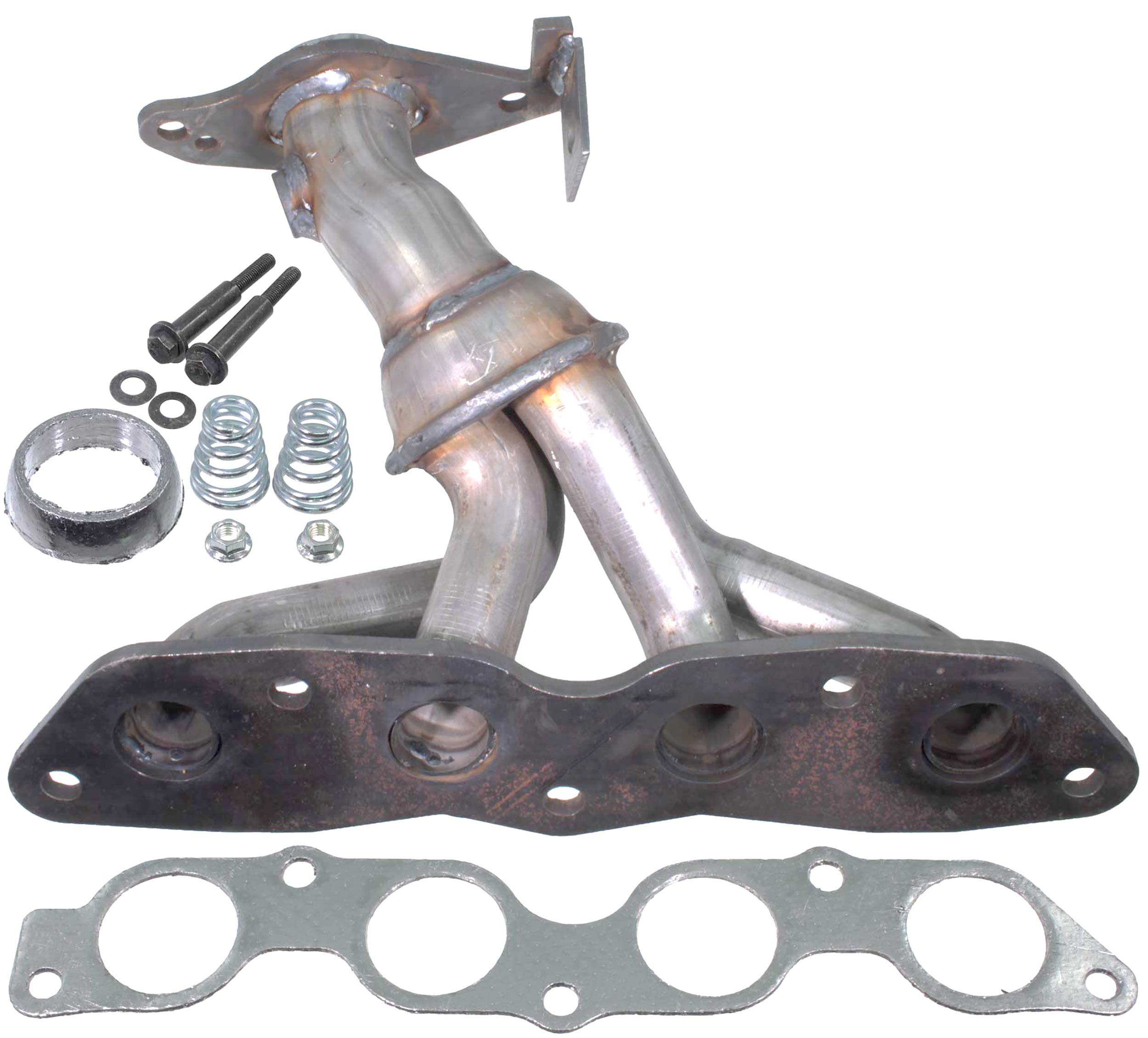 APDTY 112873 Exhaust Manifold Kit Replacement for Select Vehicles - High-Performance Stainless Steel Manifold with Gaskets & Hardware - Perfect for Engine Repair & Performance Upgrades